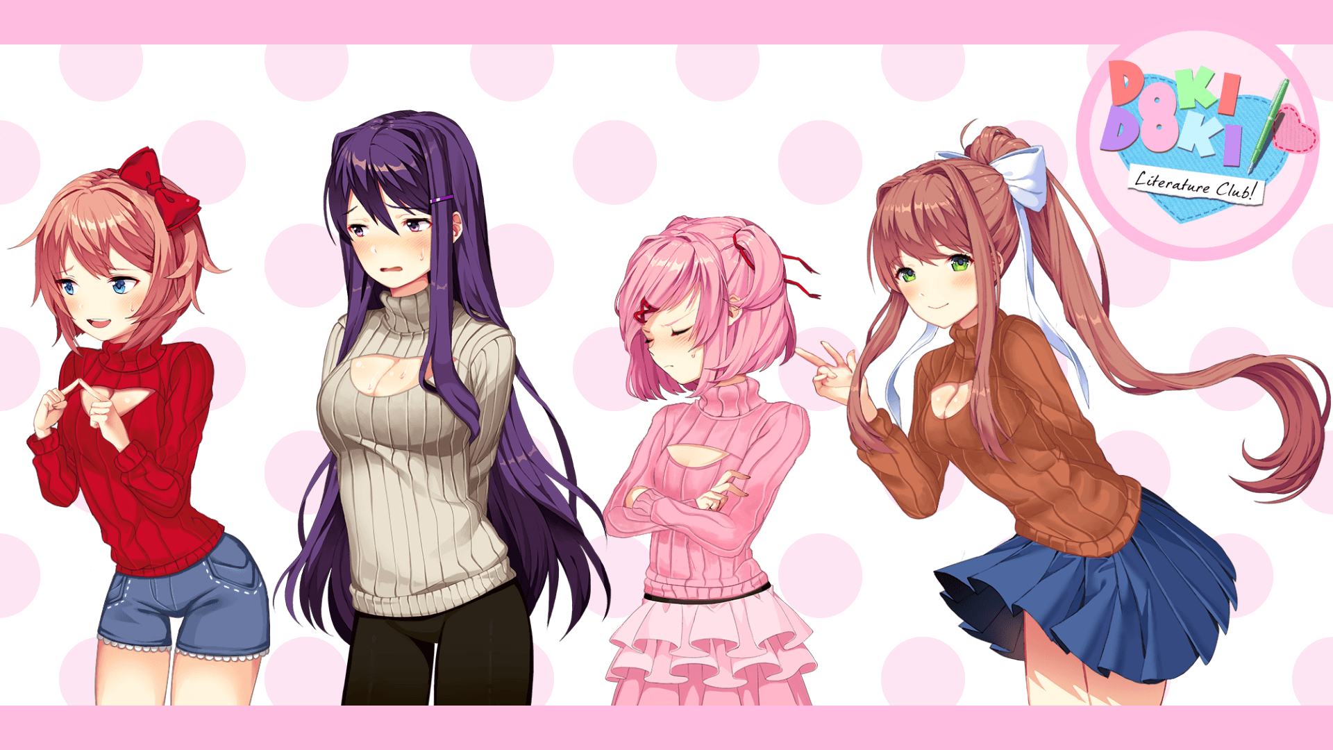 Steam Community :: :: Open chest sweater time with DDLC!