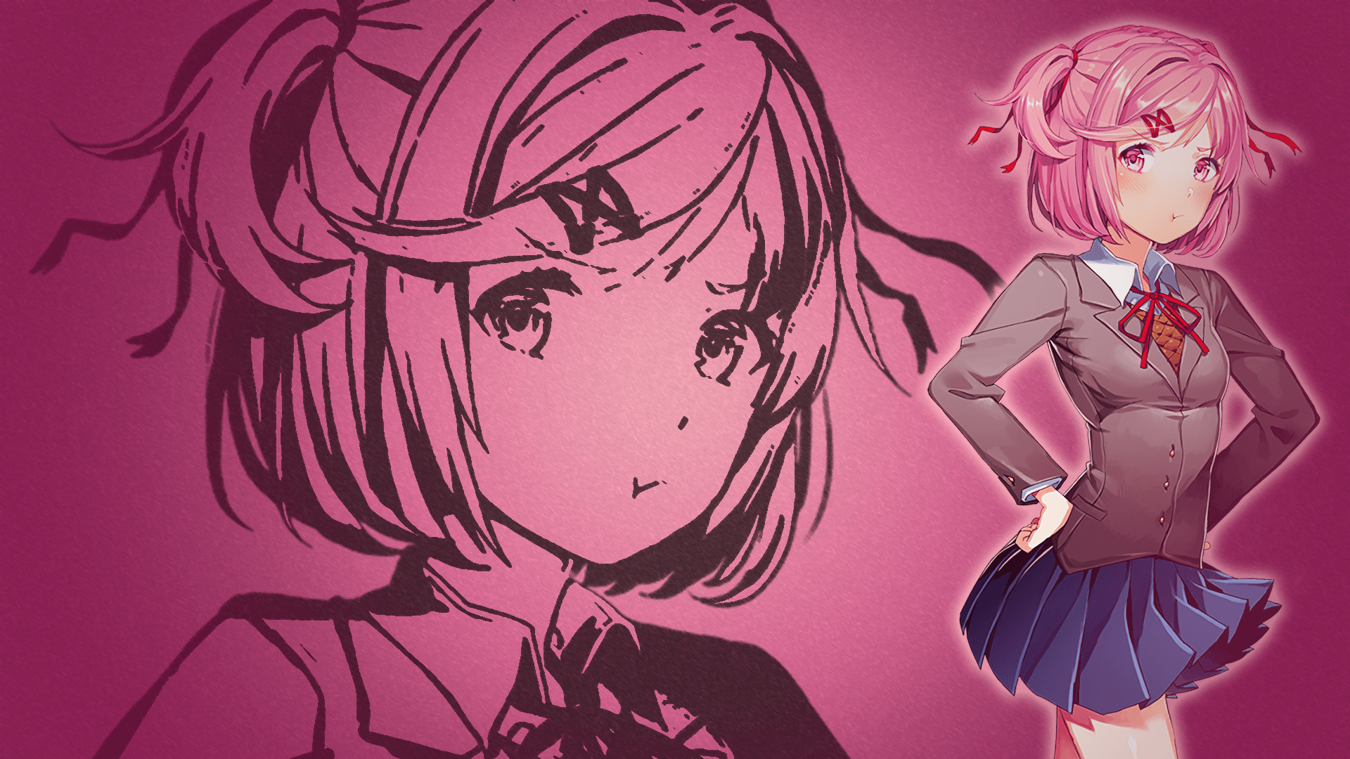 Natsuki (Doki Doki Literature Club!) HD Wallpaper