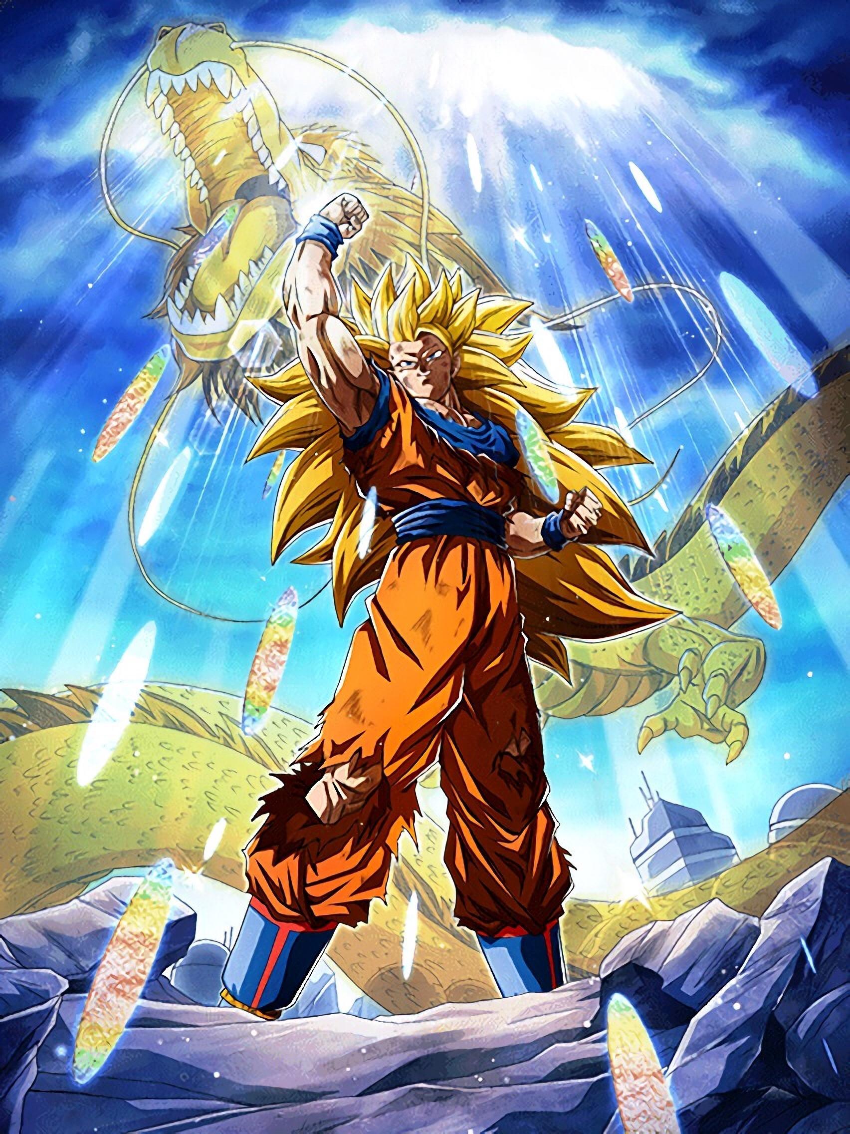 Super Saiyan 3 Goku Dragon Fist from Wrath of the Dragon for Mobile DB  Legends HD wallpaper download