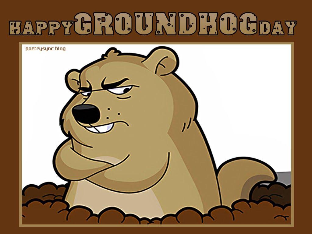 Groundhog clipart happy and in color groundhog clipart happy