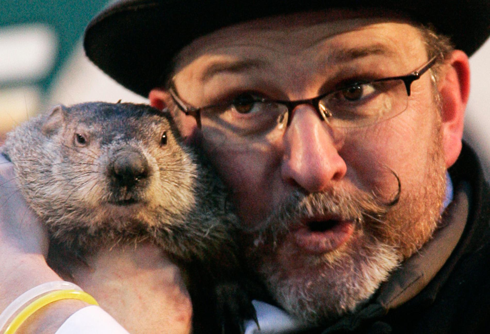 Groundhog Punxsutawney Phil Sees Shadow-And Long Winter for 2010