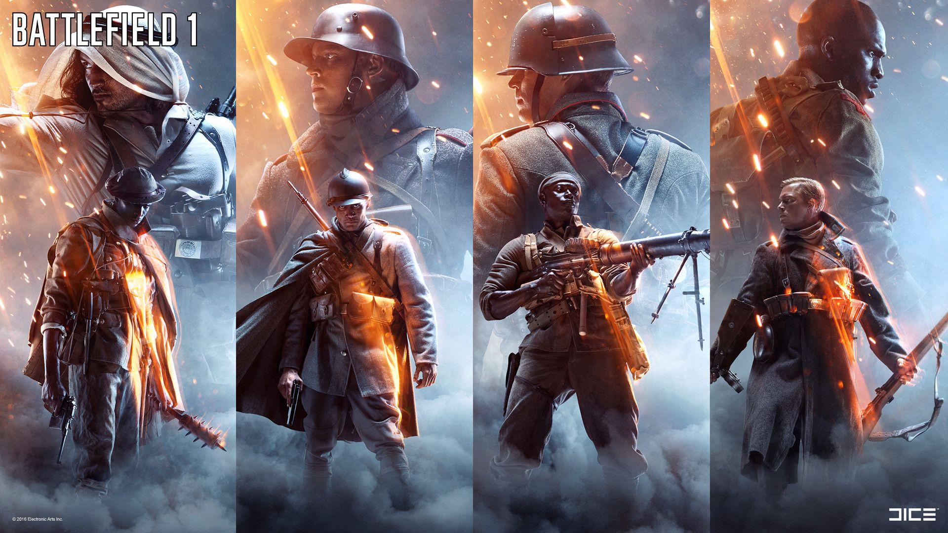 Battlefield 1 Soldiers Wallpaper