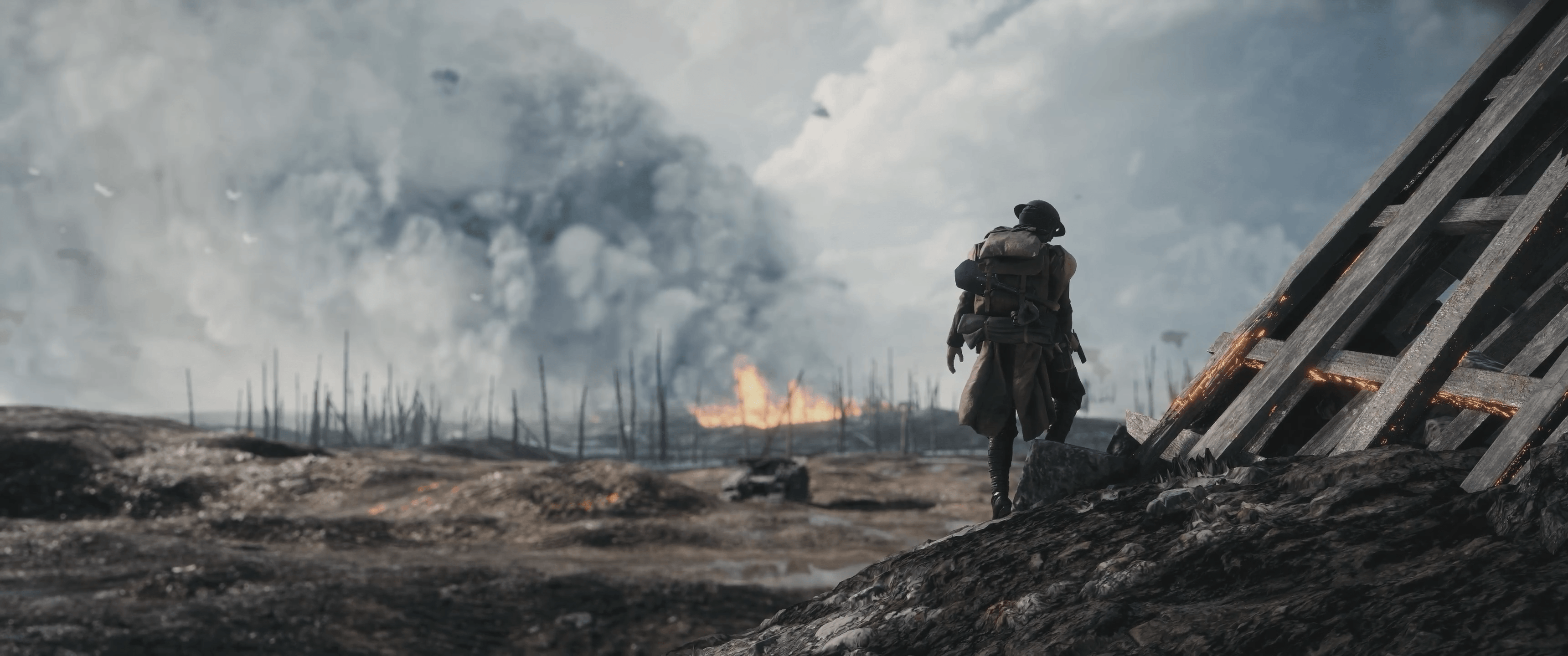 Battlefield 1 fields of France Ultrawide Wallpaper