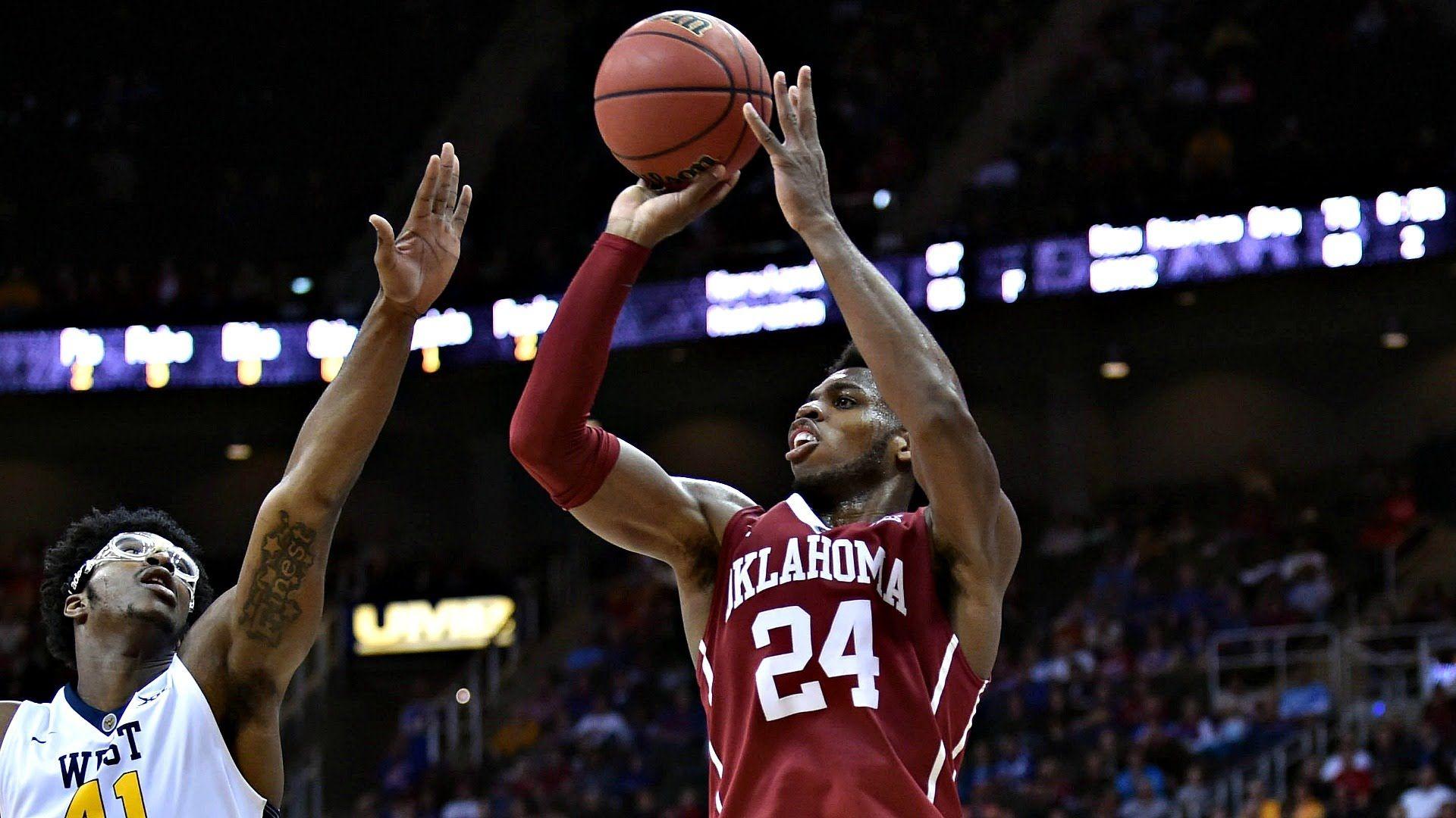 Oklahoma's Buddy Hield Drains Half Court Shot.After The Buzzer