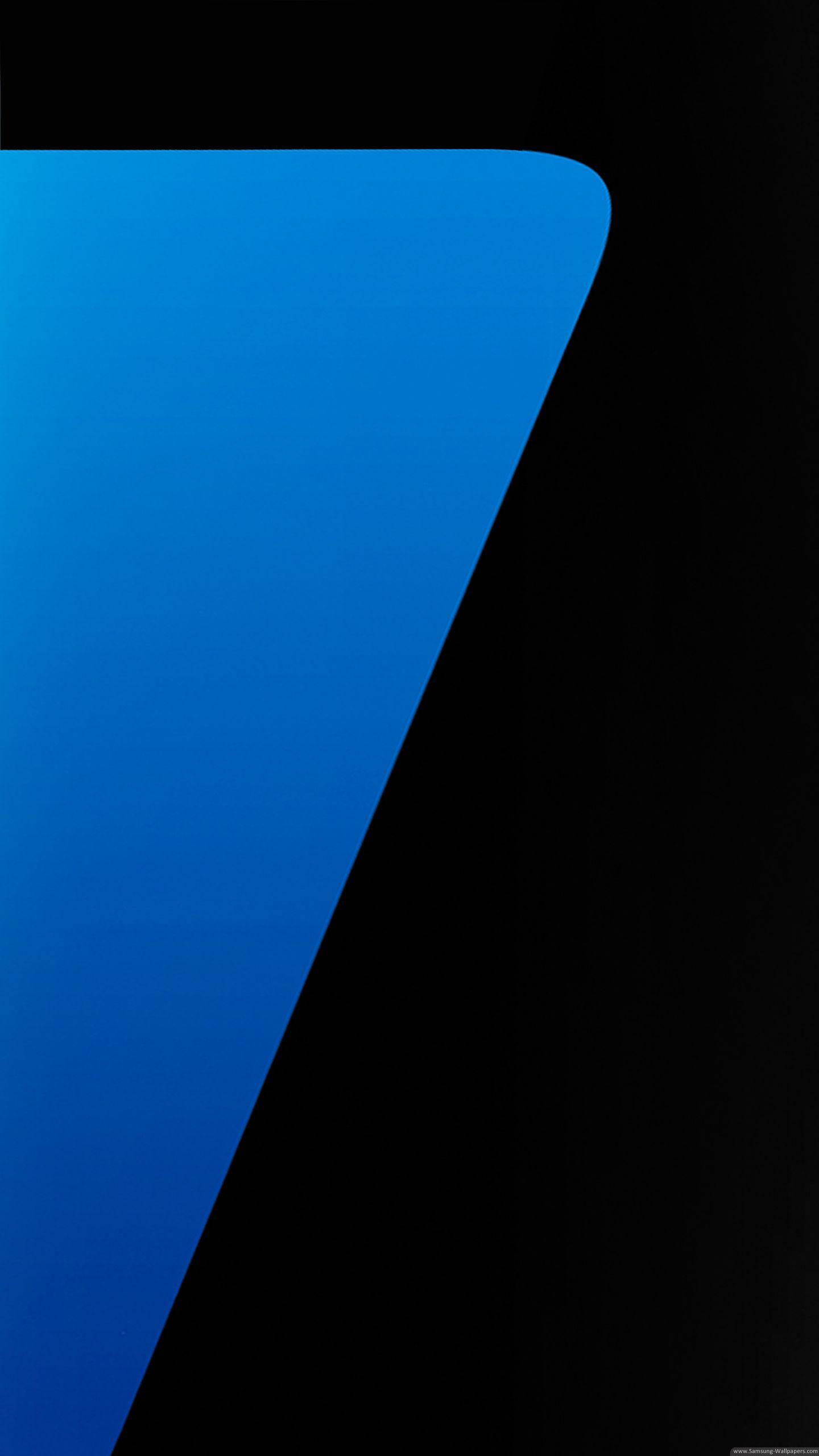 Samsung Galaxy S7 Edge Stock Blue 1440x2560 Wallpaper HD_Samsung