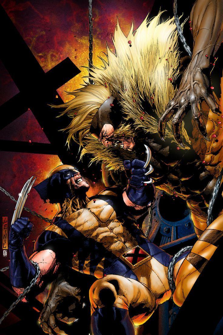Wolverine Vs Sabretooth Wallpaper