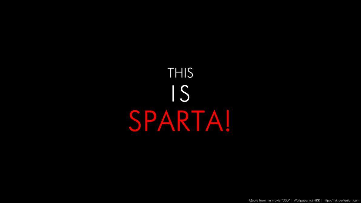 This is Sparta! Minimalist Wallpaper