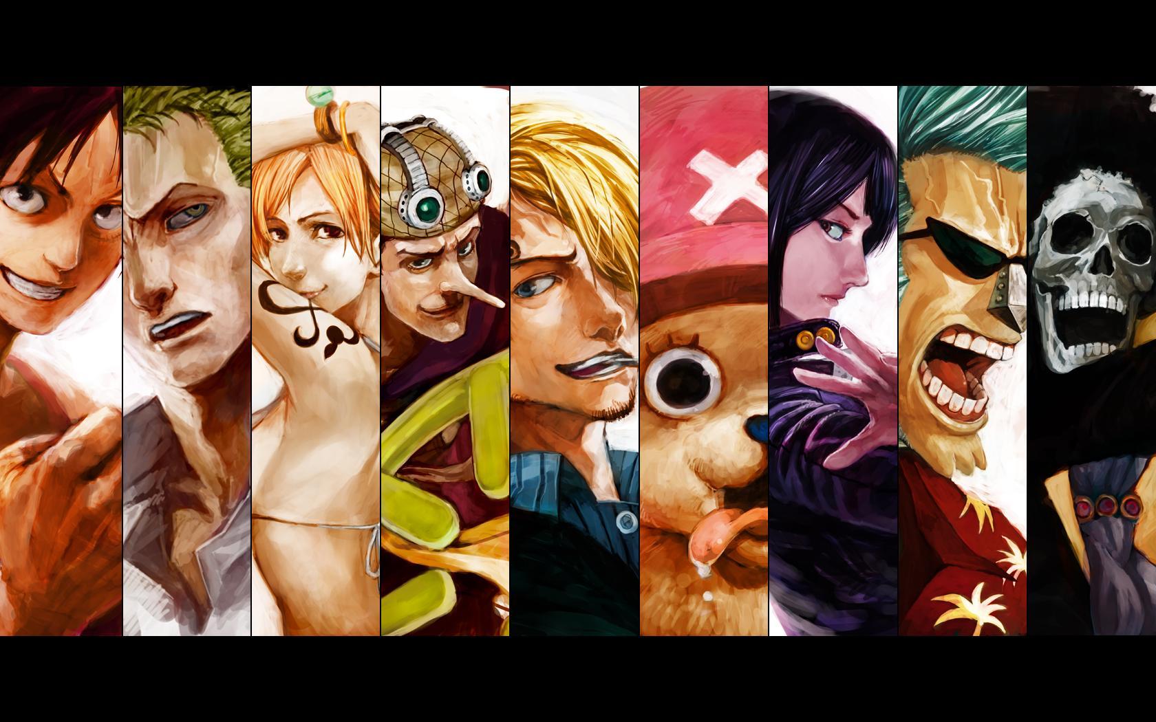 Does anyone have any Dual Monitor One Piece Wallpaper?