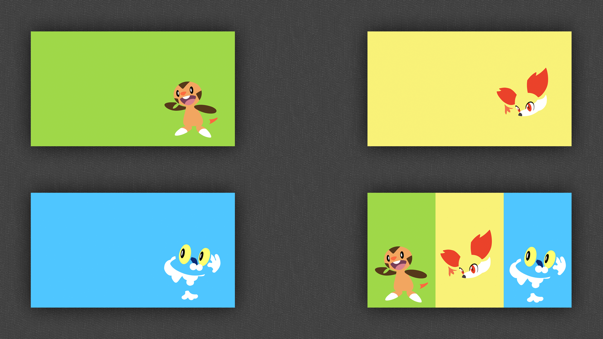 Pokemon X and Y Starter Pokemon Wallpaper HD