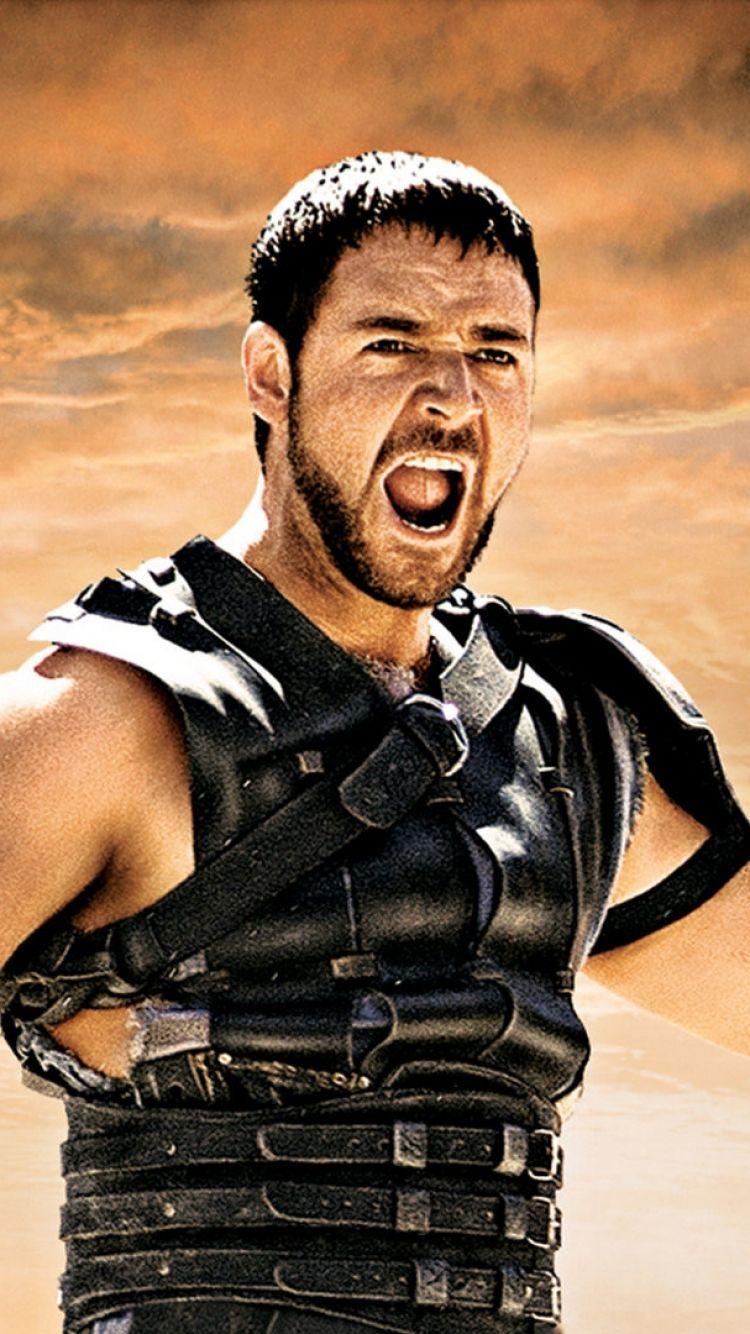 Download Wallpaper 750x1334 Gladiator, Russell crowe, Maximus