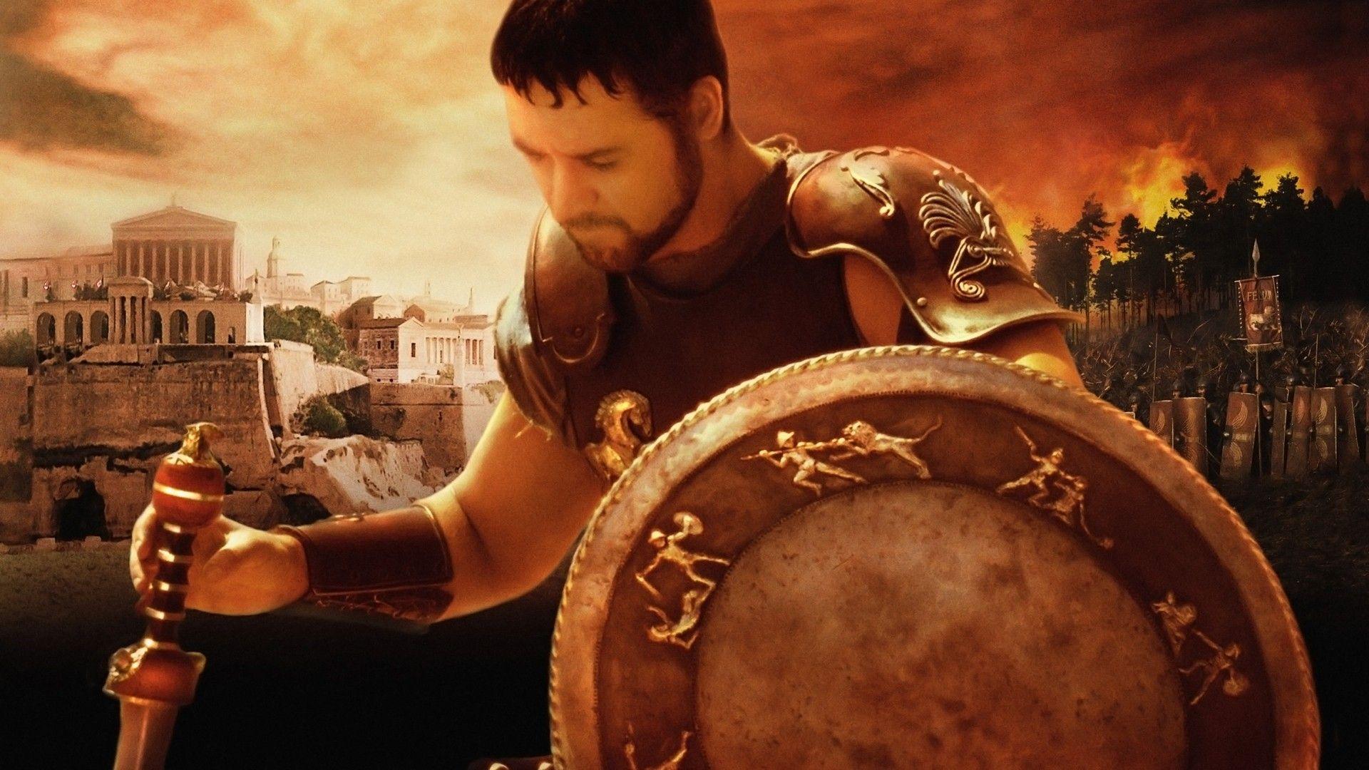 Gladiator (movie) Russell Crowe wallpaperx1080