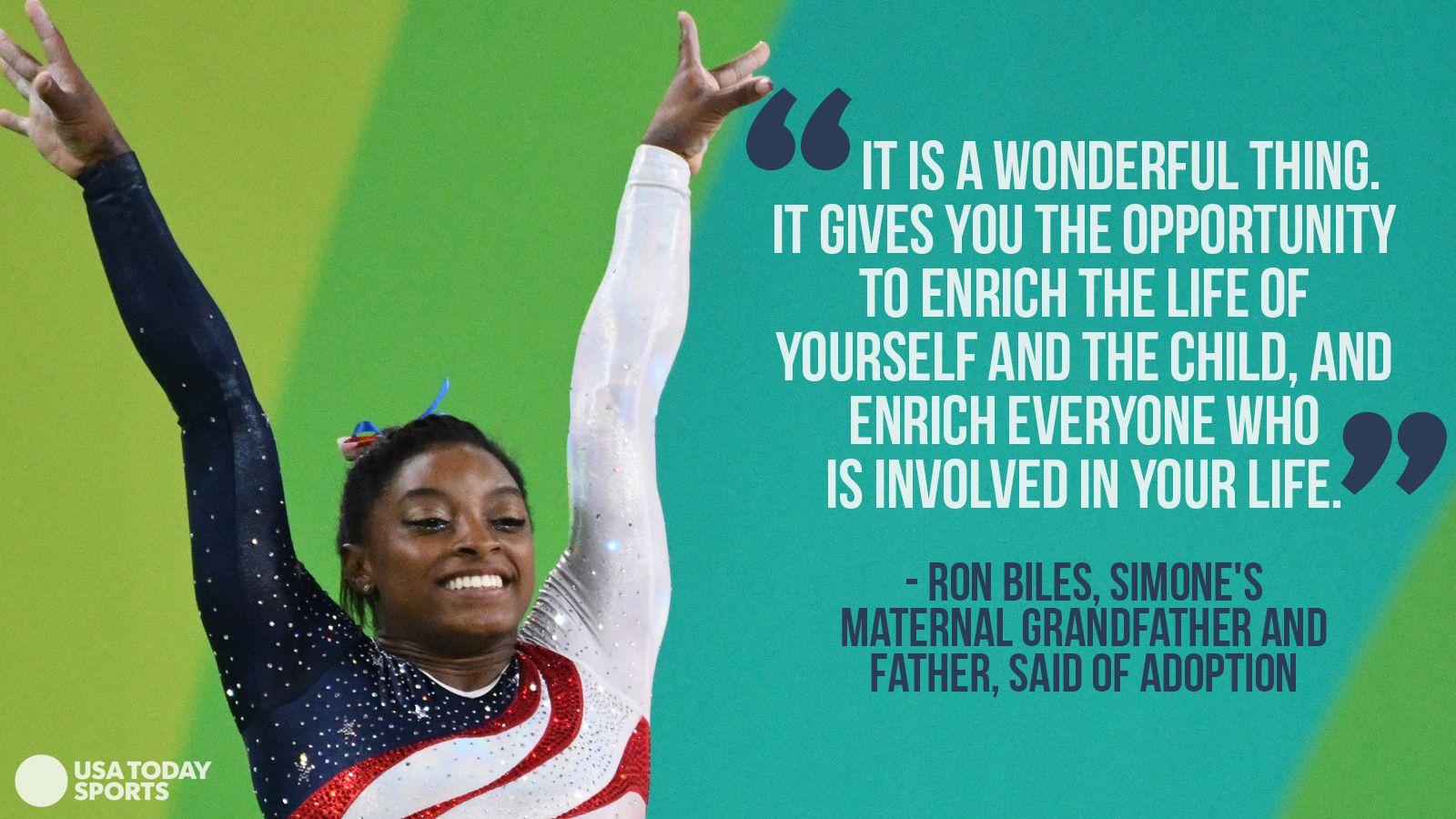 Simone Biles' father: Adoption 'a wonderful thing'