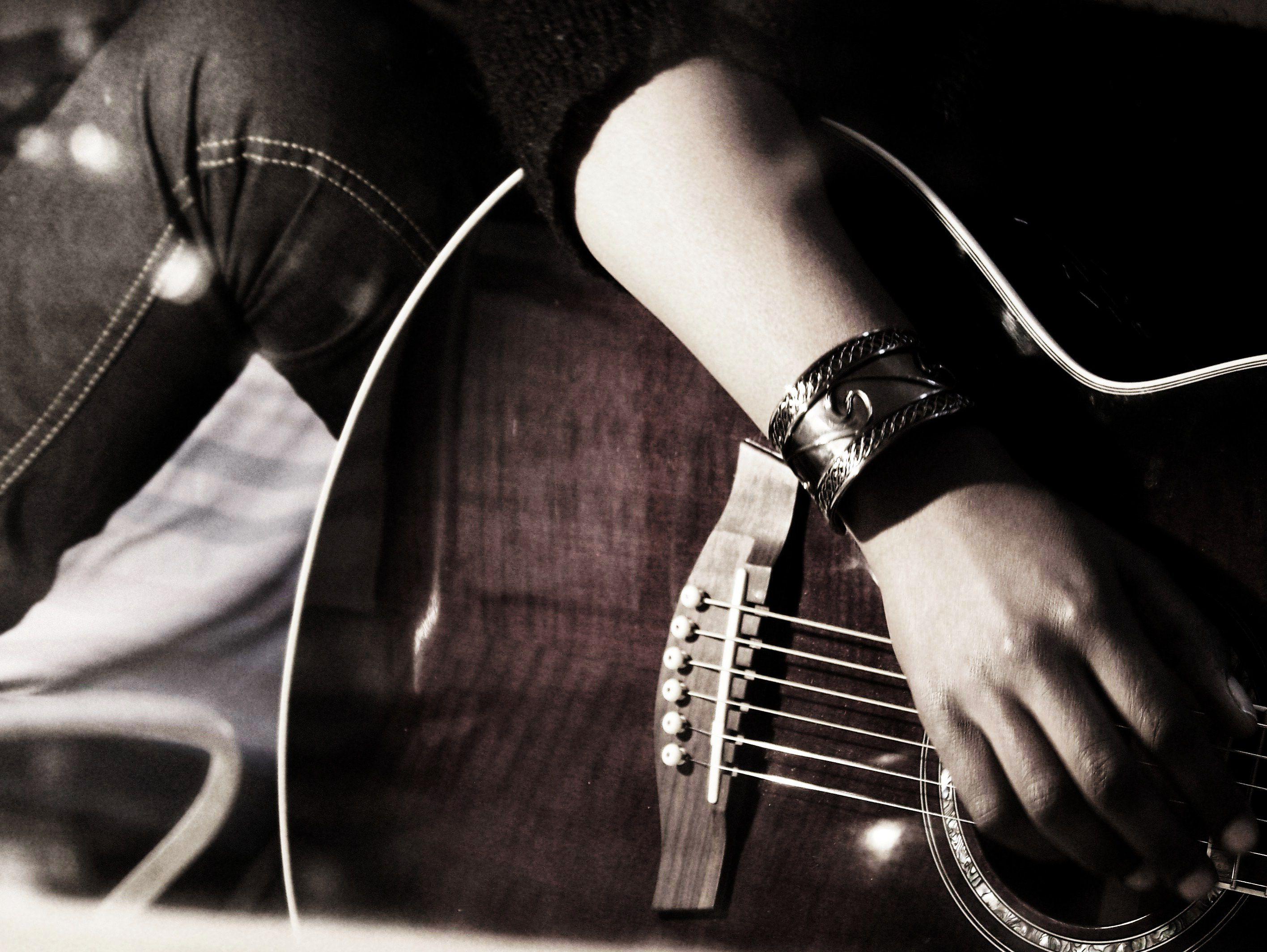 alone sad boy in love with guitar