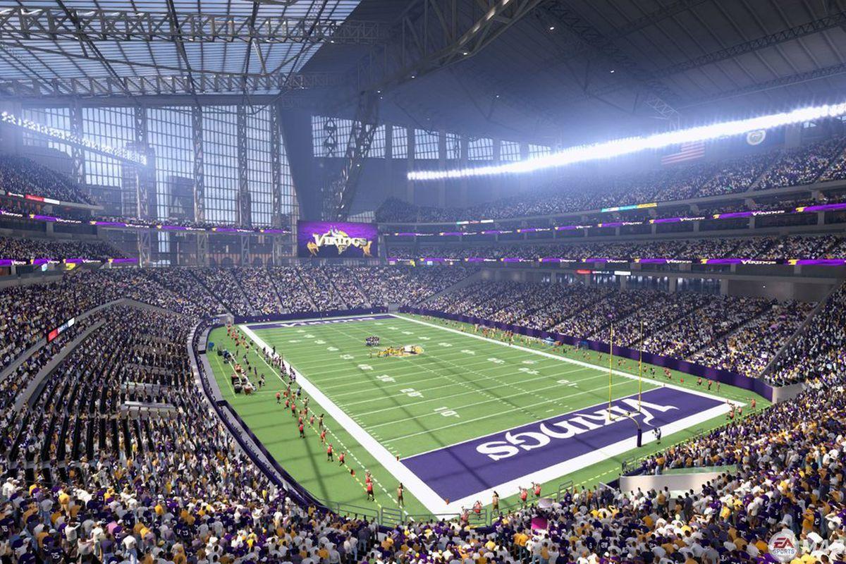 EA Sports Releases First Madden '17 Picture Of U.S. Bank Stadium
