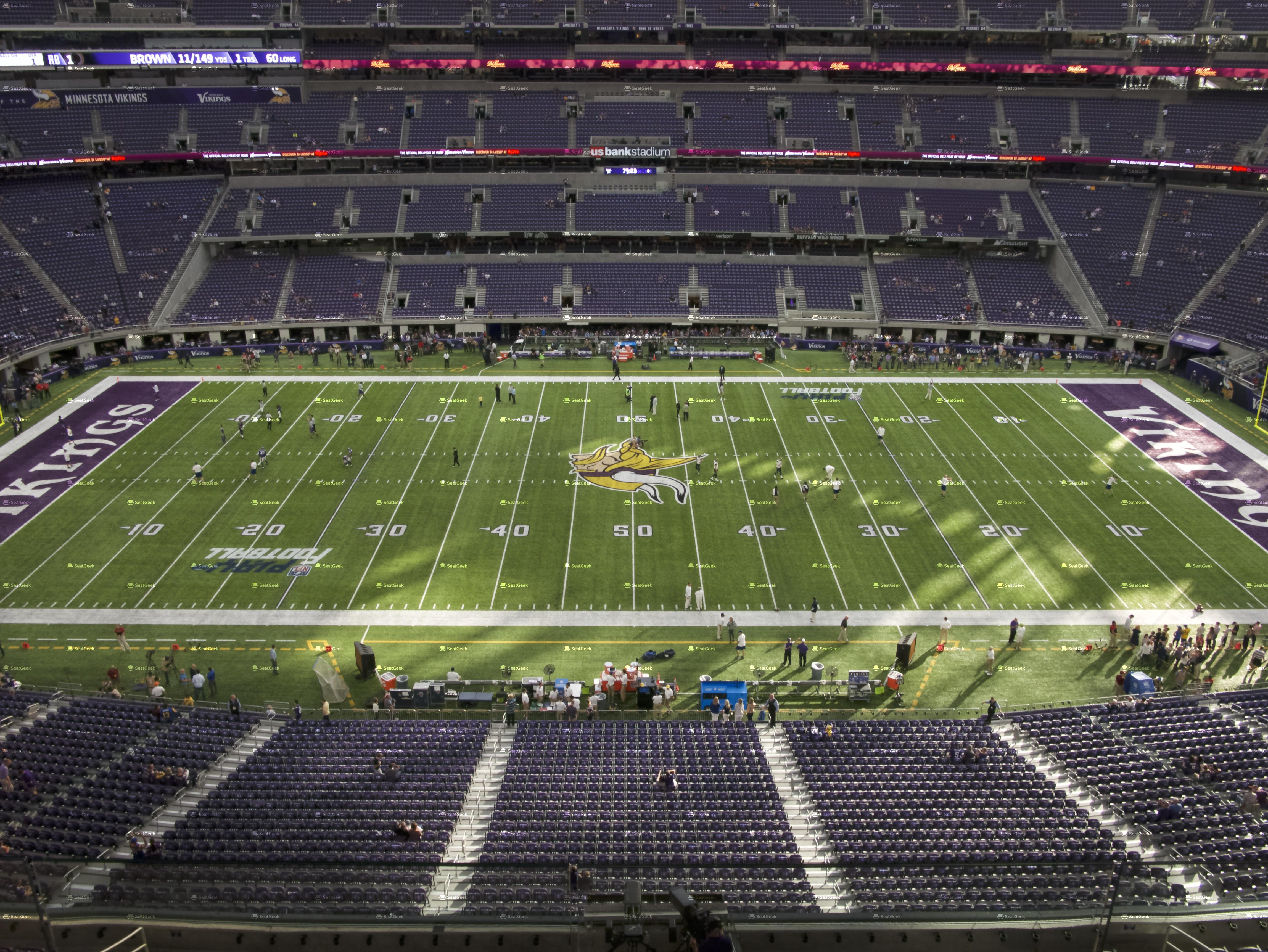 U.S. Bank Stadium Section 312 Seat Views