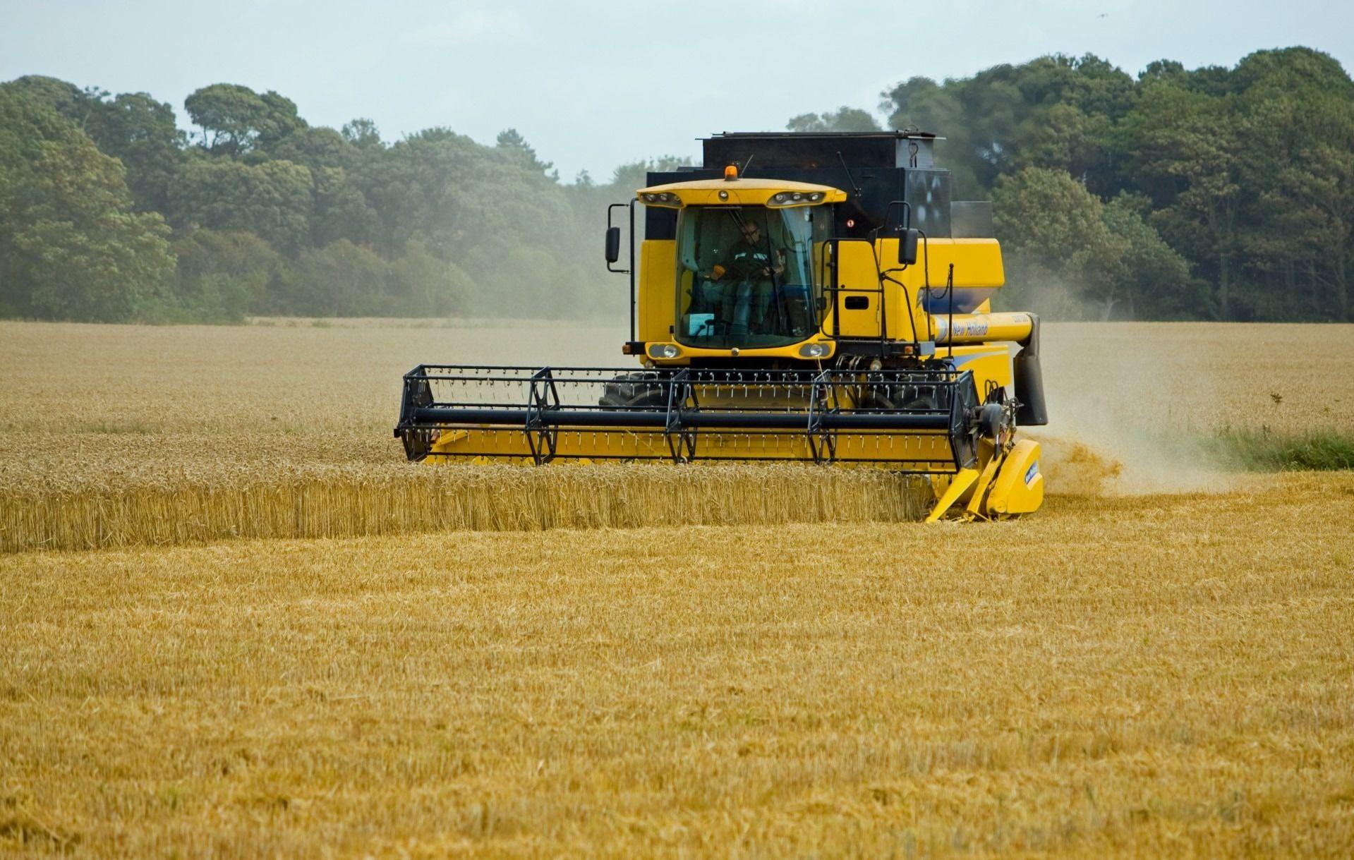 yellow and black rice mill harvester machine free image