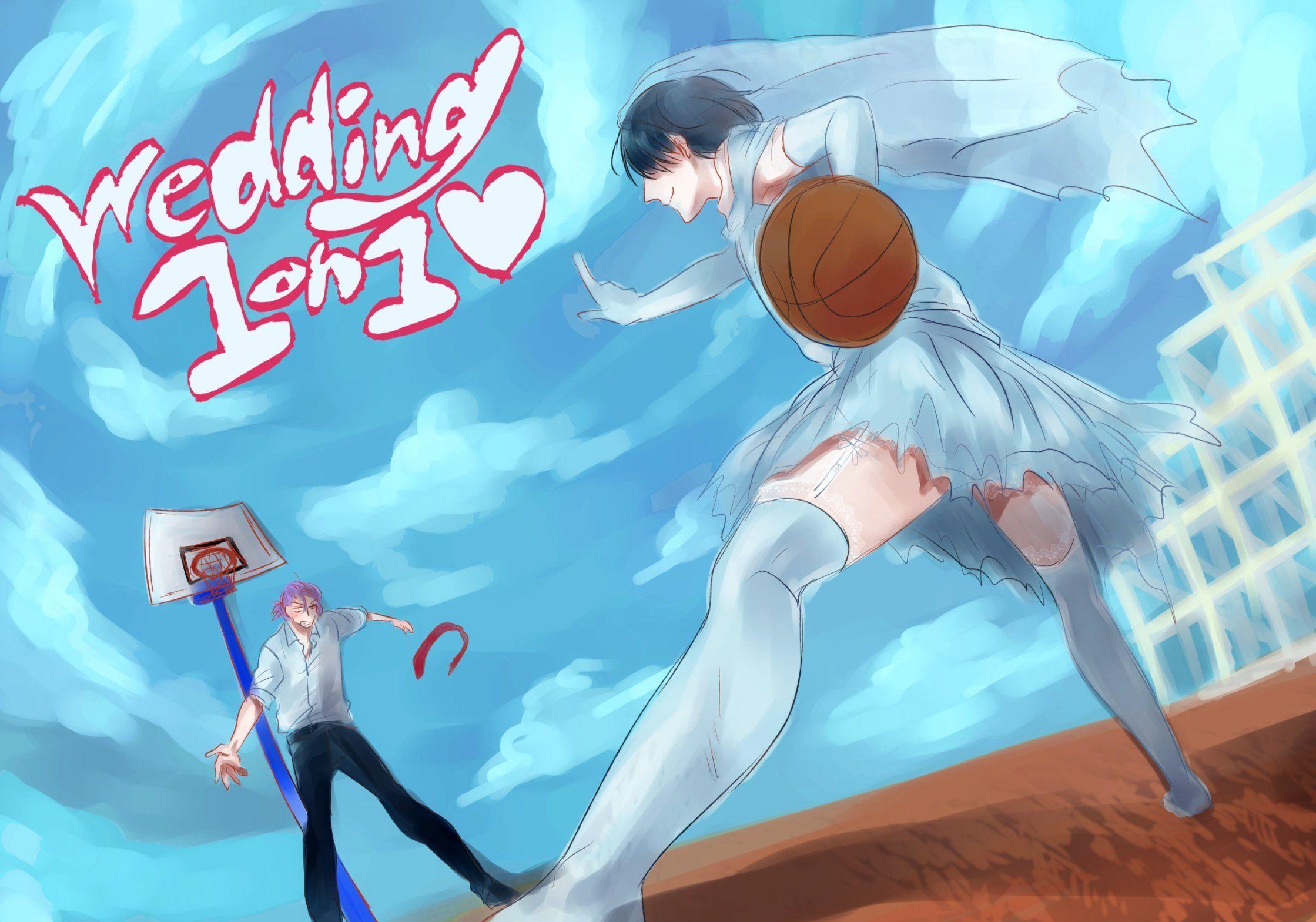 Kuroko no Basuke Murasakibara Atsushi Himuro Tatsuya Wedding Dress