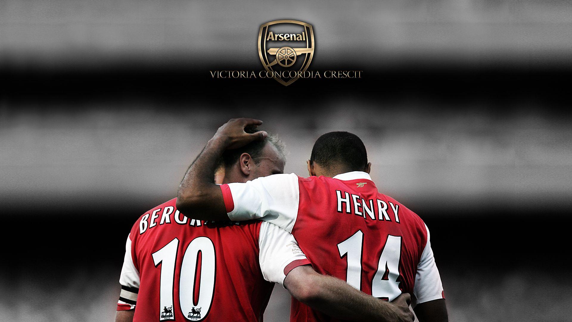 Arsenal Legends Dennis Bergkamp and Thierry Henry