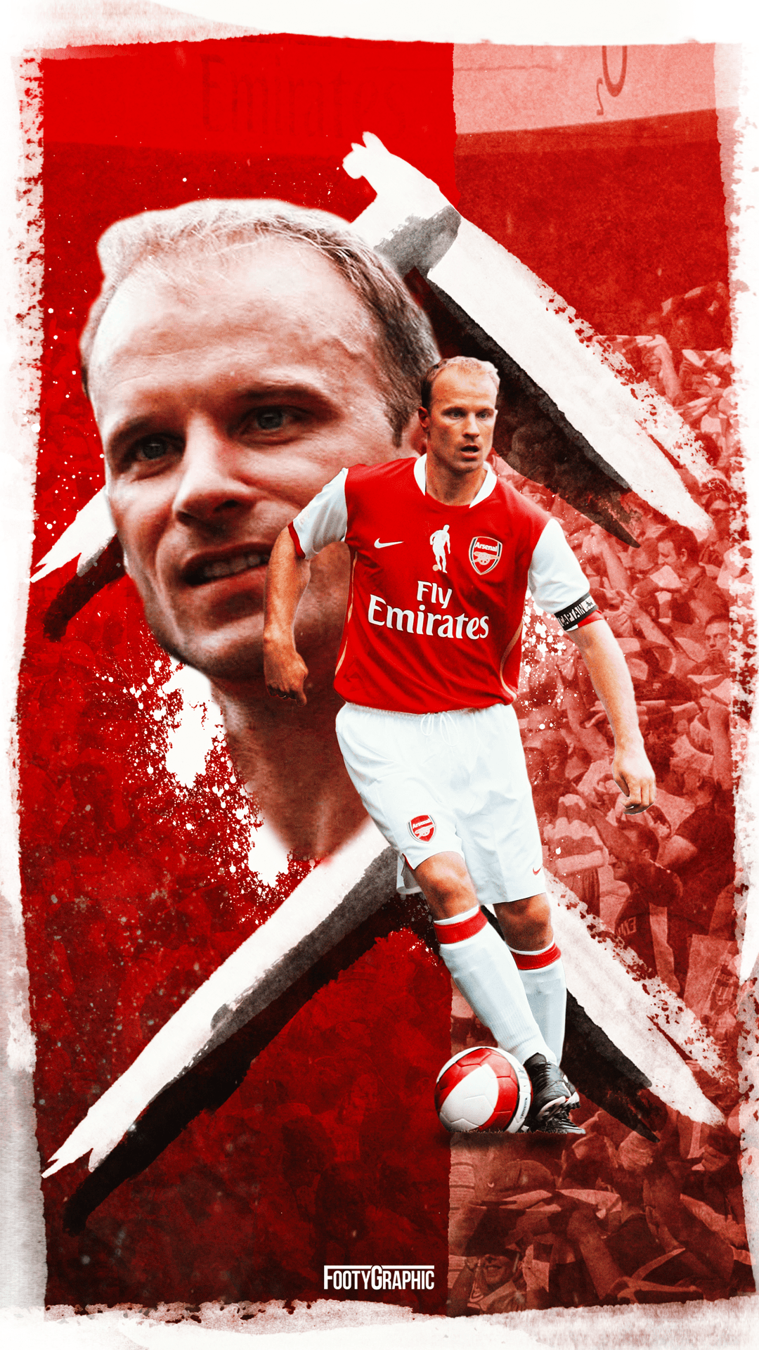 Dennis Bergkamp • FootyGraphic ⚽ Football lockscreens
