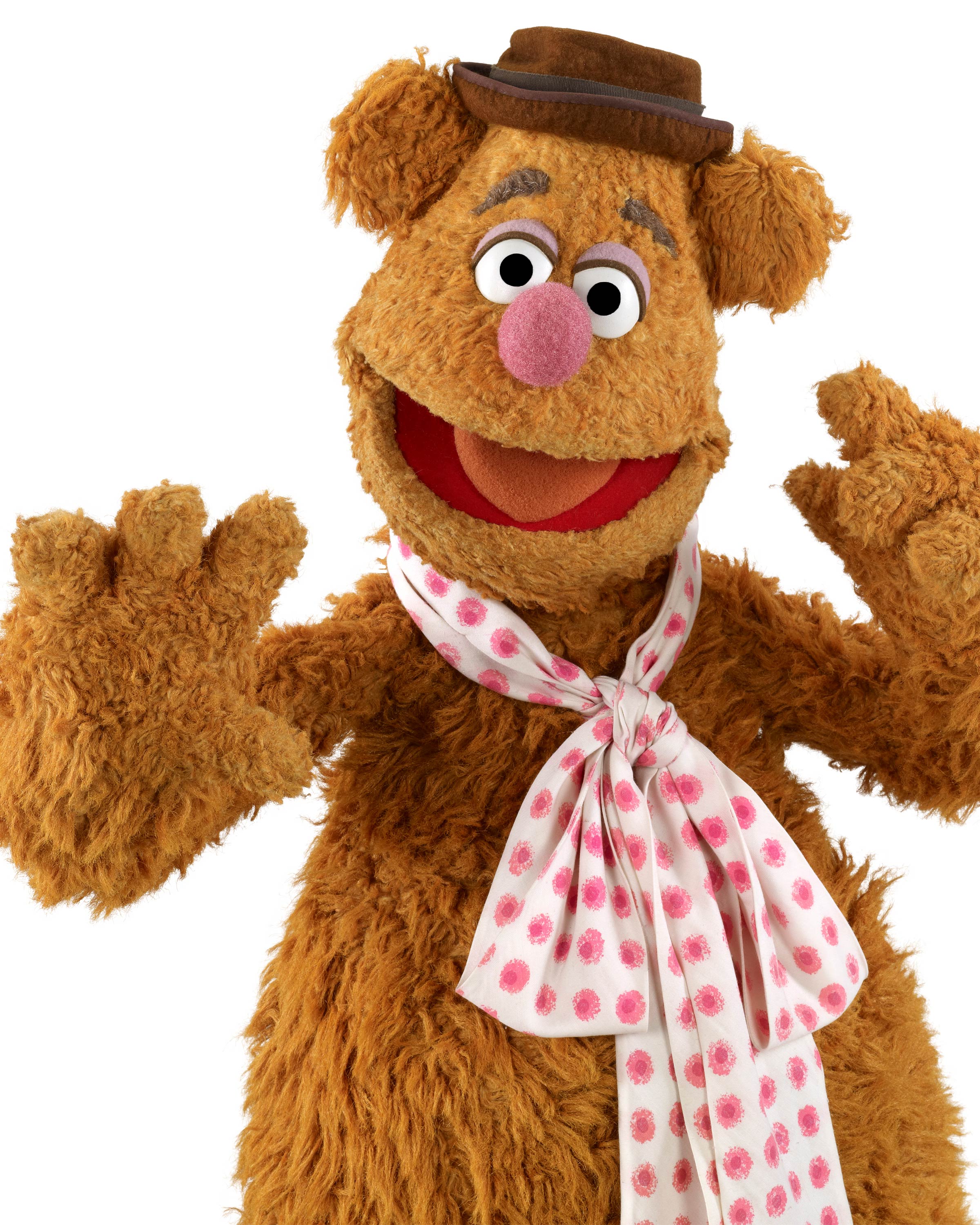Fozzie Bear from the 2011 Muppets Movie Desktop Wallpaper
