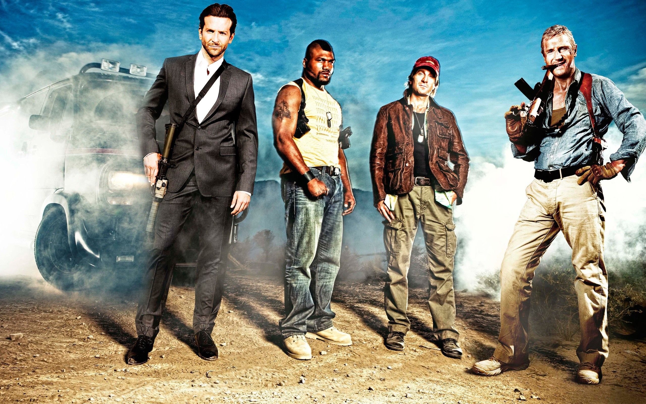 The A Team Starring Bradley Cooper And Liam Neeson Widescreen