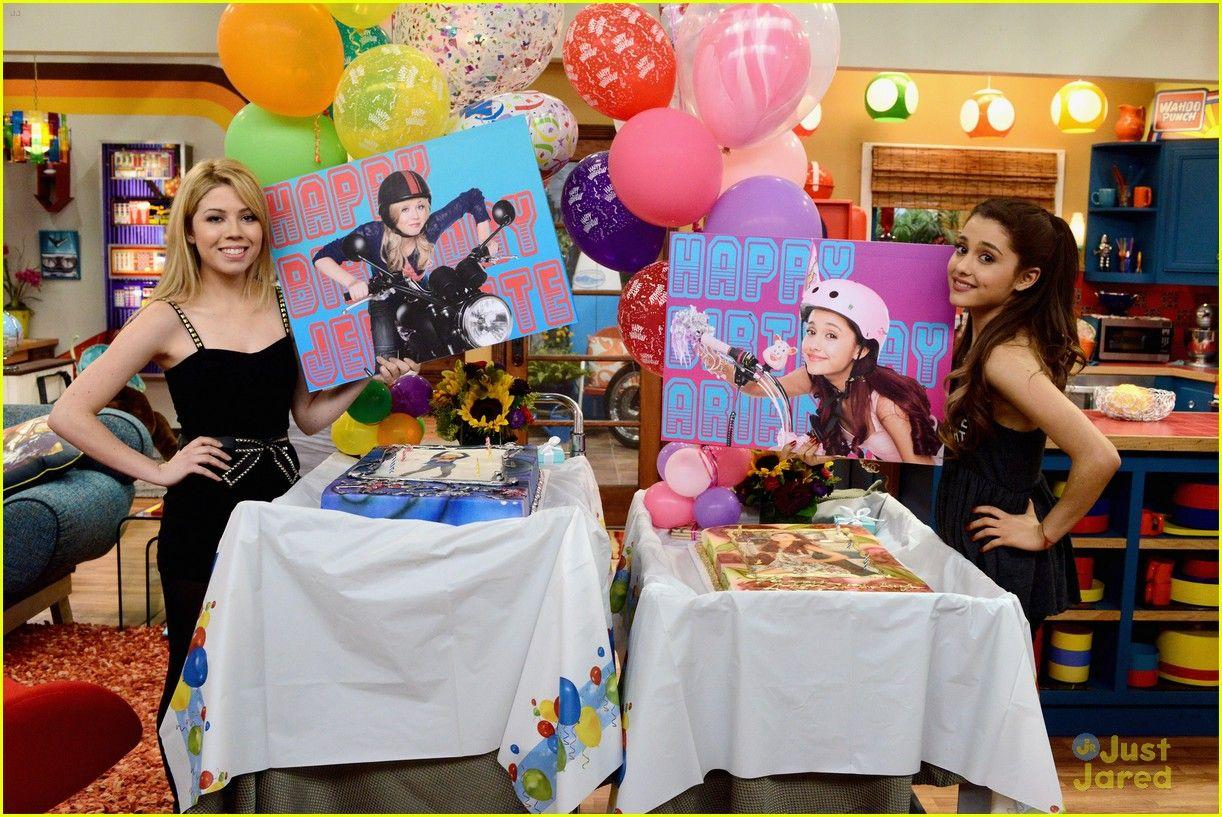 Jennette McCurdy & Ariana Grande: Birthday Cake on 'Sam & Cat' Set