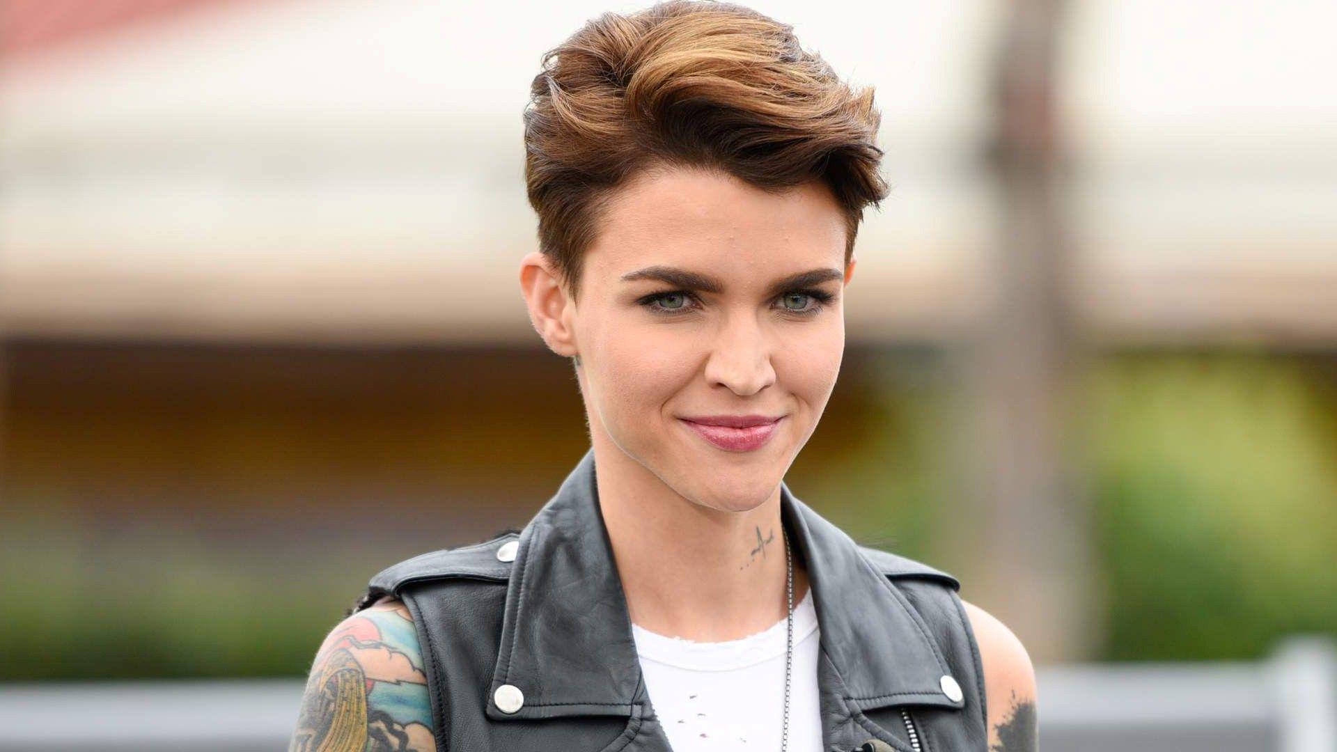 Hollywood Actress Ruby Rose in Short Hairstyle HD Photo.