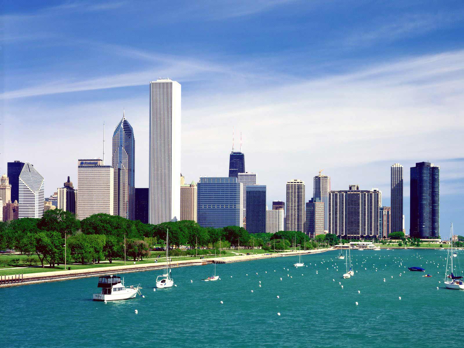 Chicago illinois HD wallpaper 3D