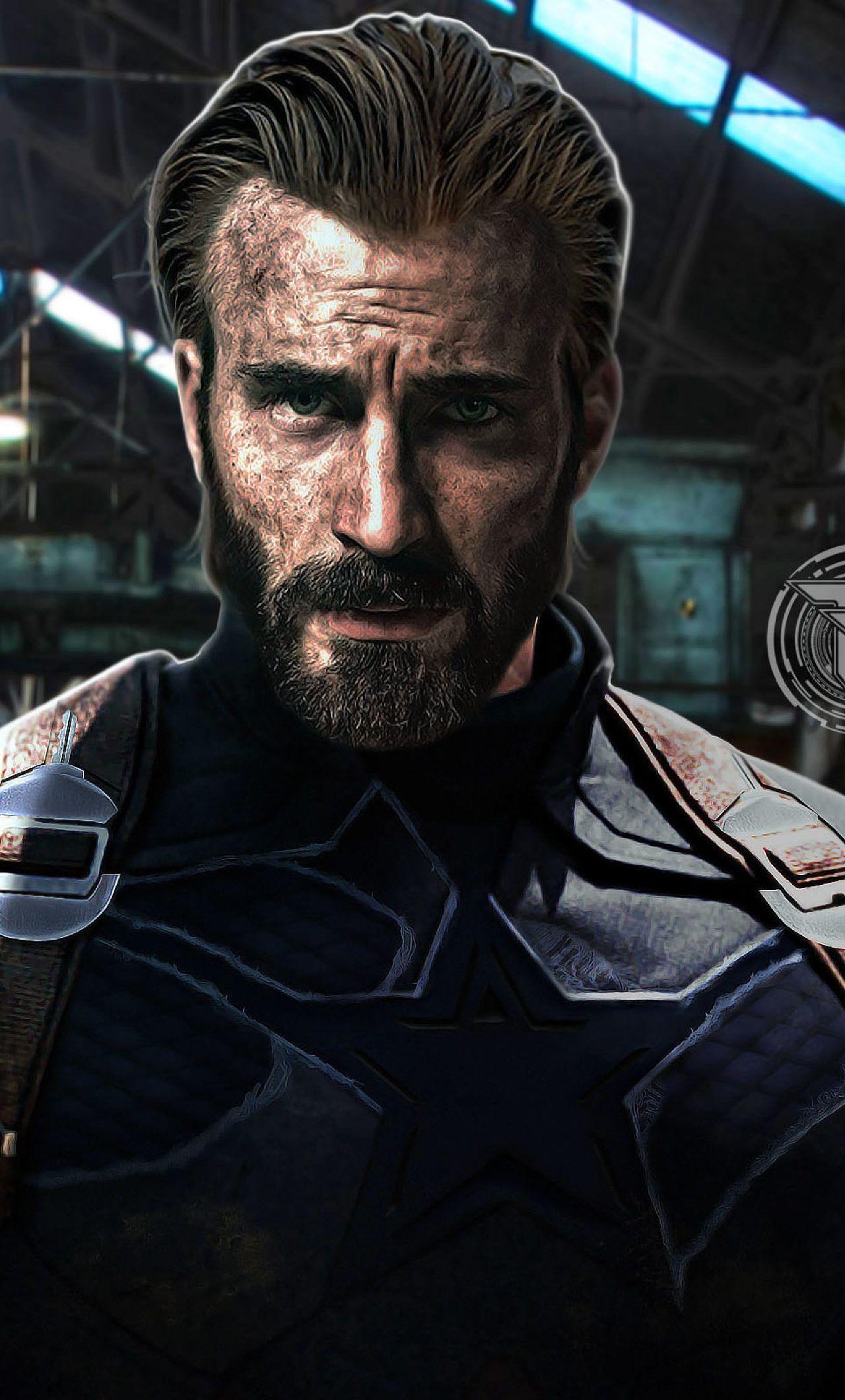 Download Captain America Beard Look In Infinity War 720x1280
