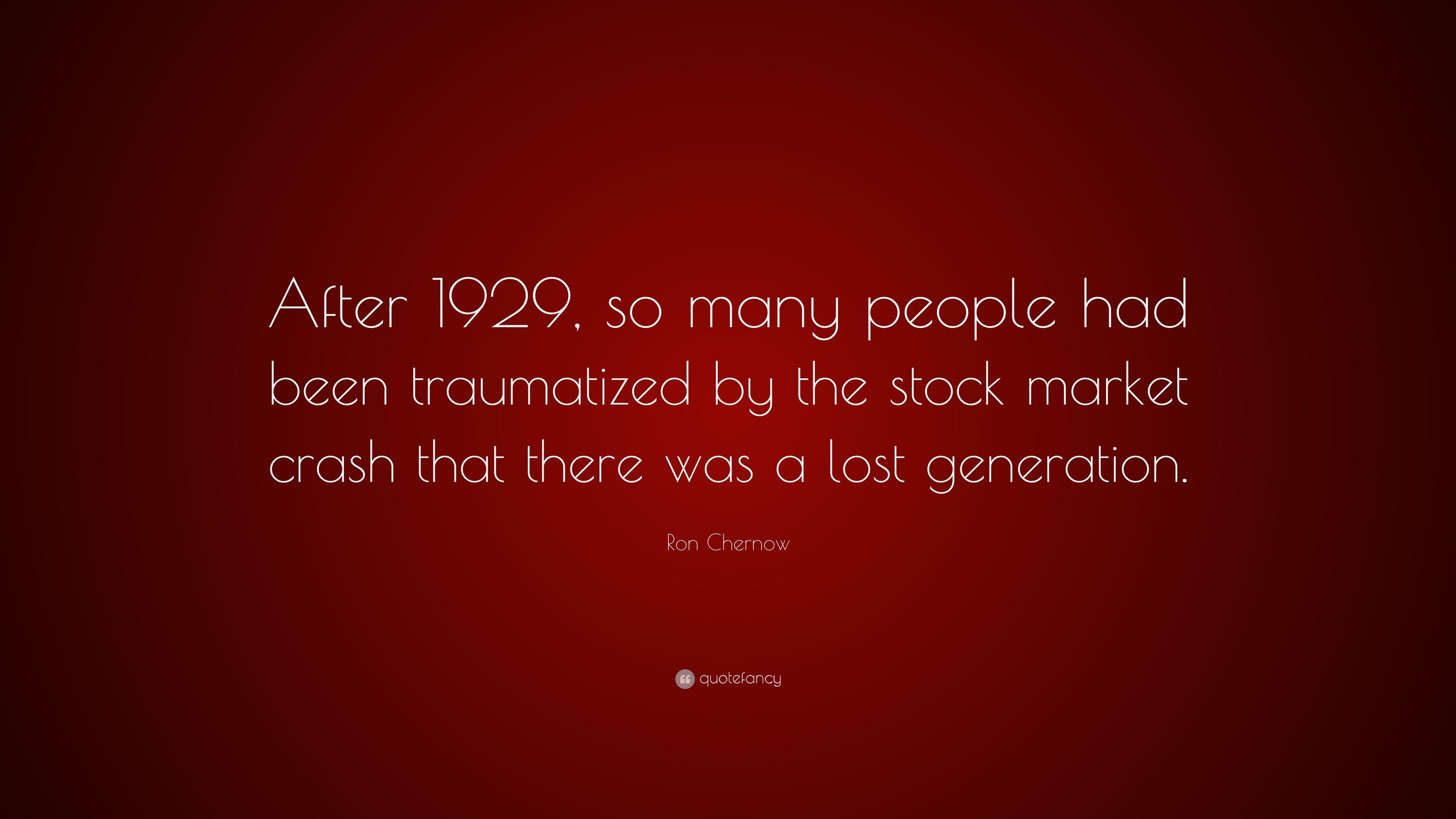 Ron Chernow Quote: “After so many people had been