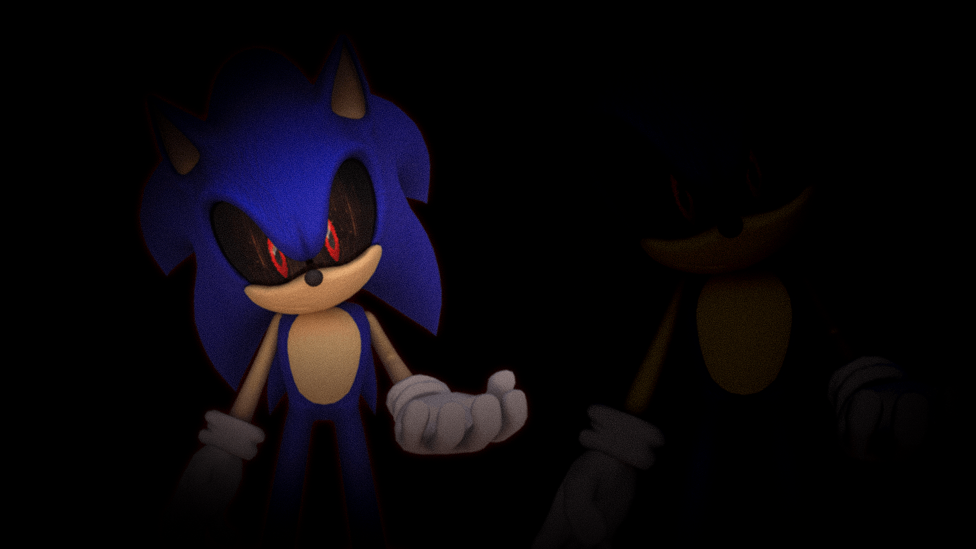 Download Chilling Stare of Sonic.EXE Wallpaper