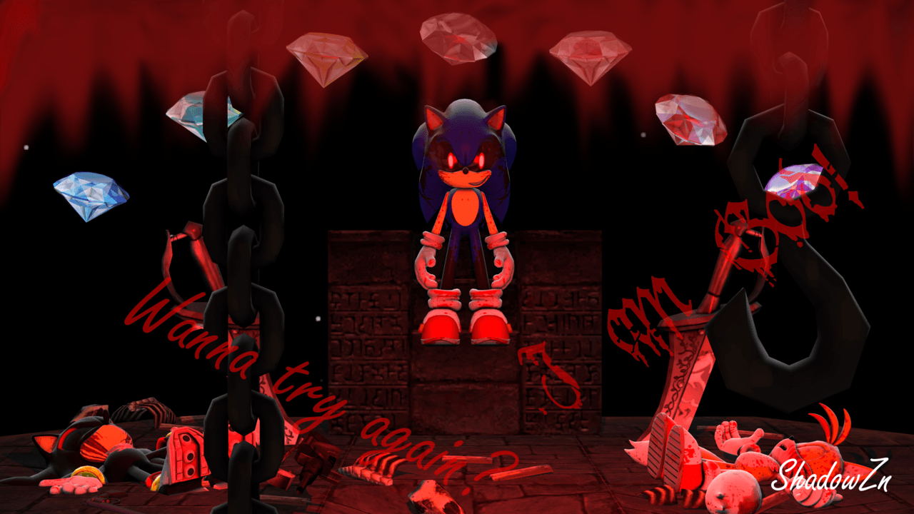 SFM Sonic.ExE: The god of darkness