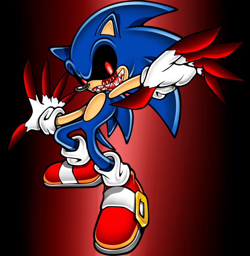 Download Chilling Stare of Sonic.EXE Wallpaper