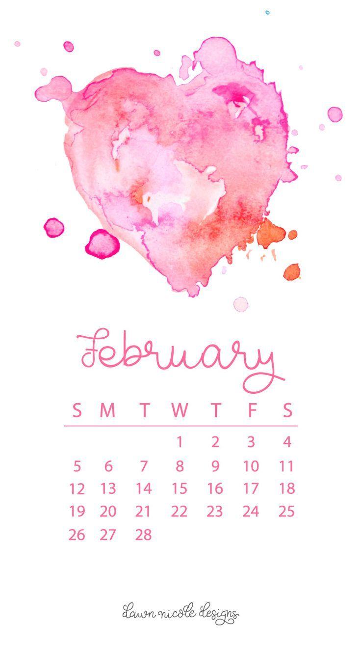 February 2018 Calendar Wallpaper Printable Calendar