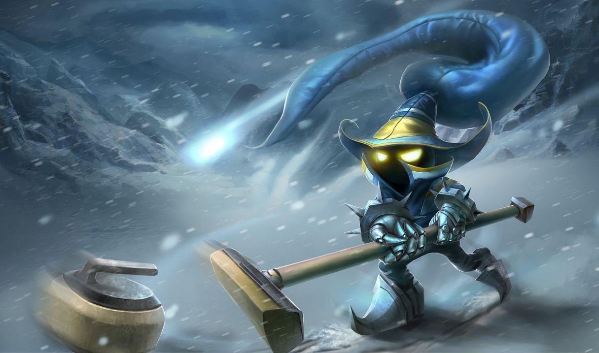 LoL Curling Veigar Skin From Chinese Wallpaper League