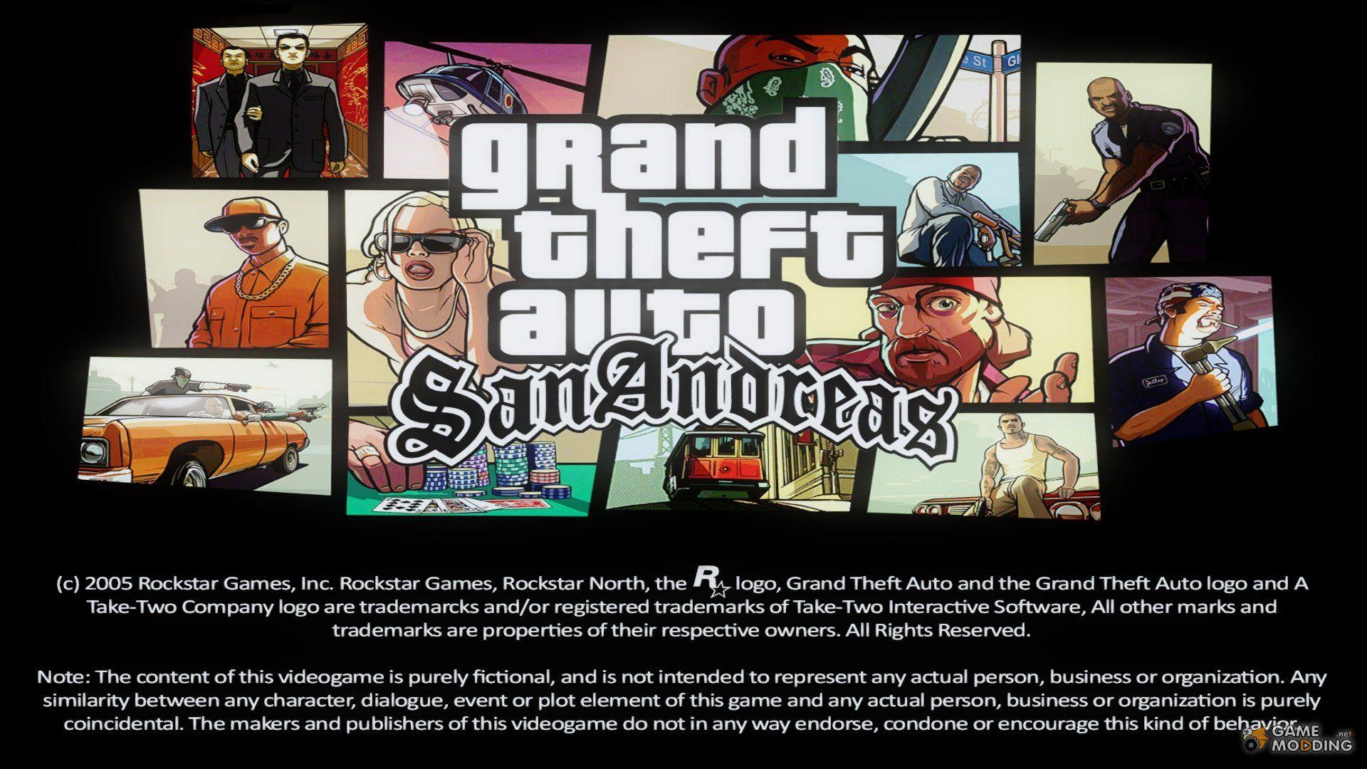 Loadscreens Remastered (HD) for GTA San Andreas