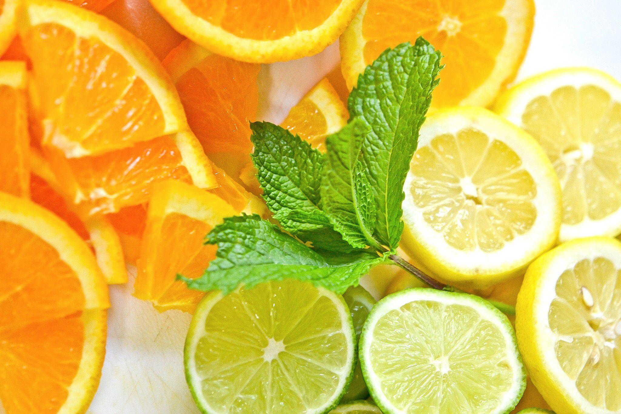 Lime Orange fruit Lemons Food Fruit Citrus 2048x1365