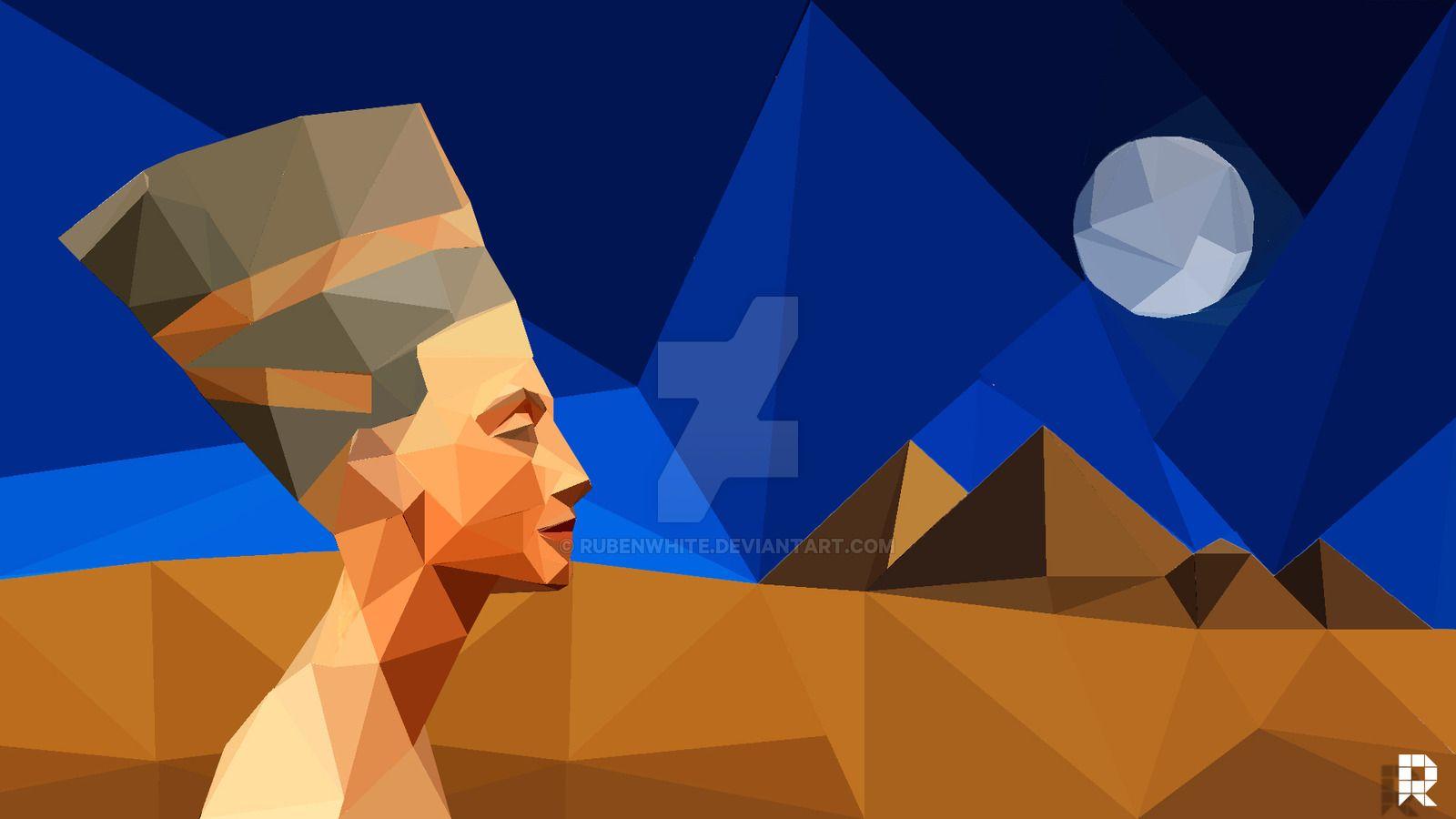 Nefertiti an Egyptian Pharaoh Portrait