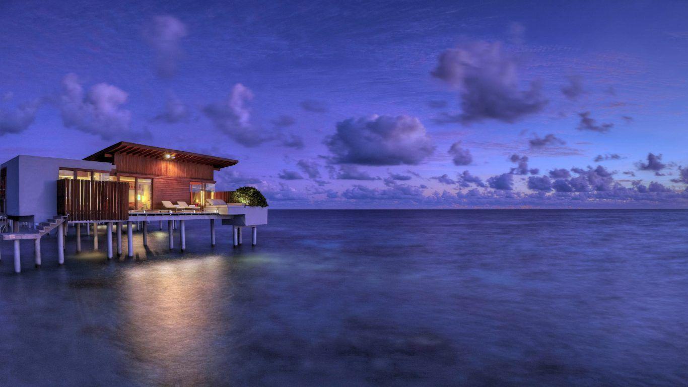 Beaches Paradise Maldives Vacations Water Evening Islands Villa