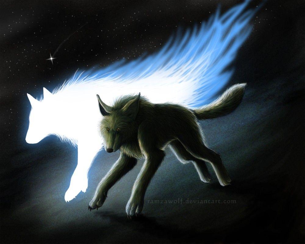 Other: Spirit Running Wolf Art Nature Dog HD Animal Desktop
