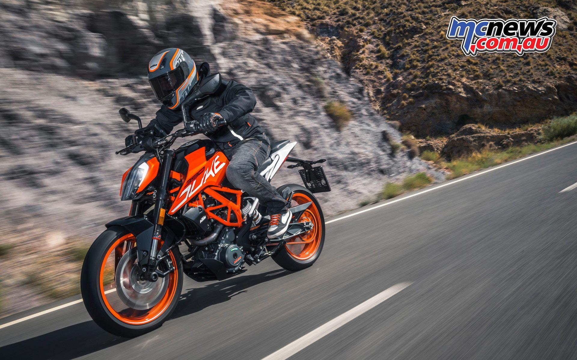 KTM 390 Duke. Updated Chassis Engine Styling