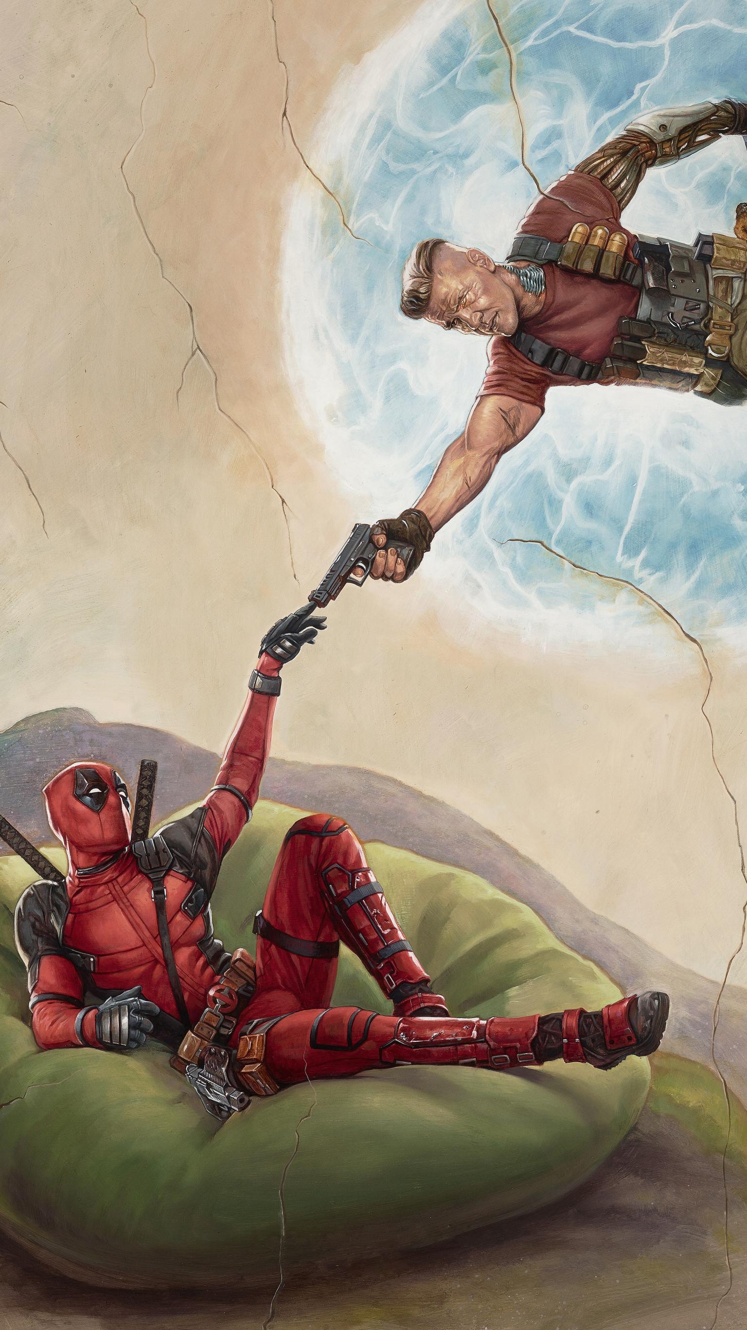 Deadpool 2 (2018) Phone Wallpaper