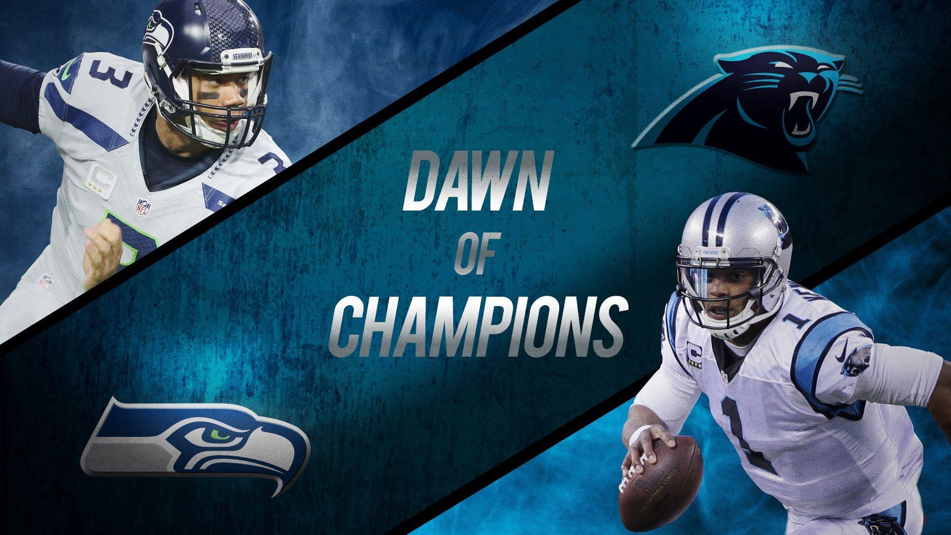 Dawn of Champions: Russell Wilson vs. Cam Newton. Seahawks vs