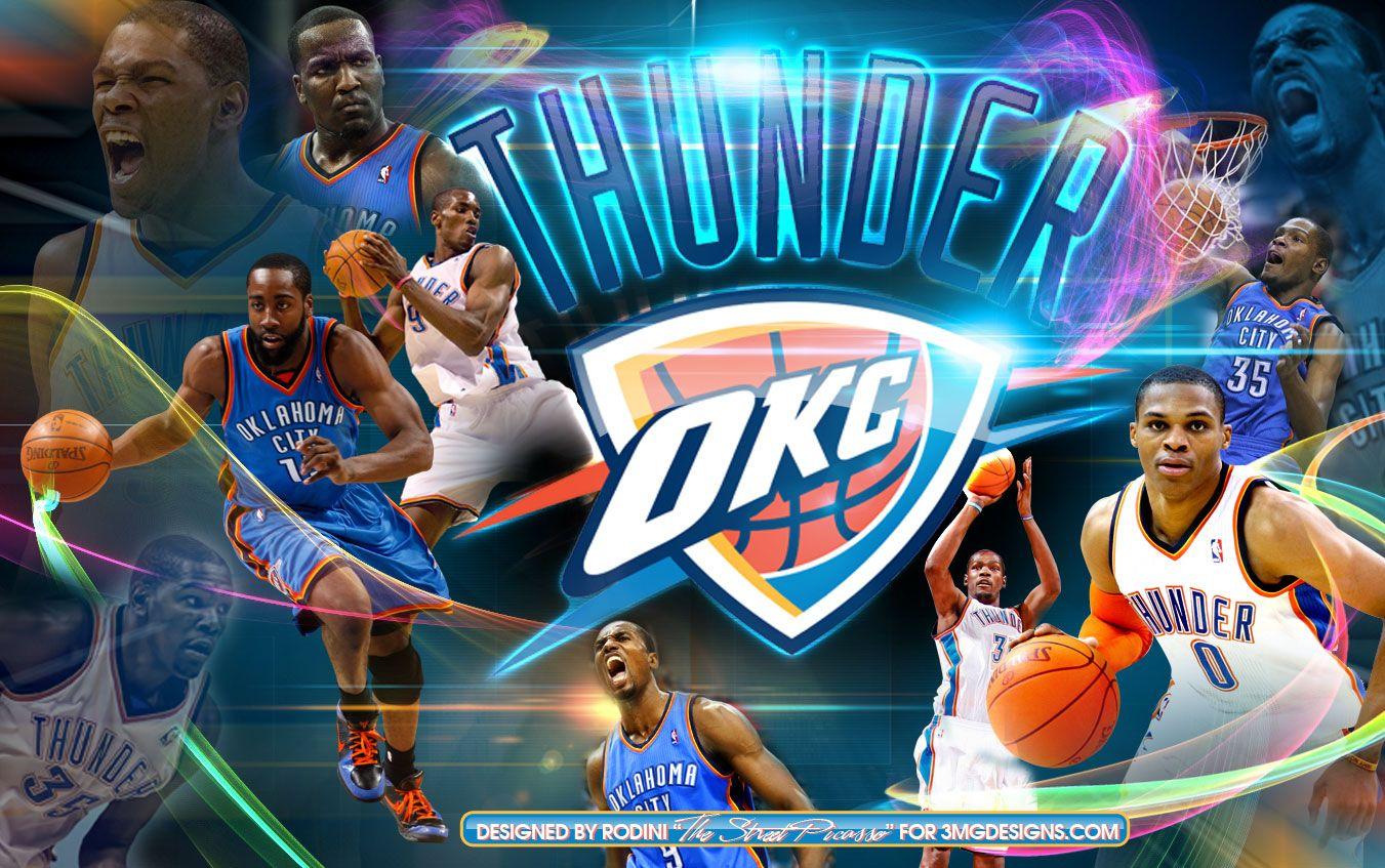Video of Oklahoma City Thunder team dunking., Facts about