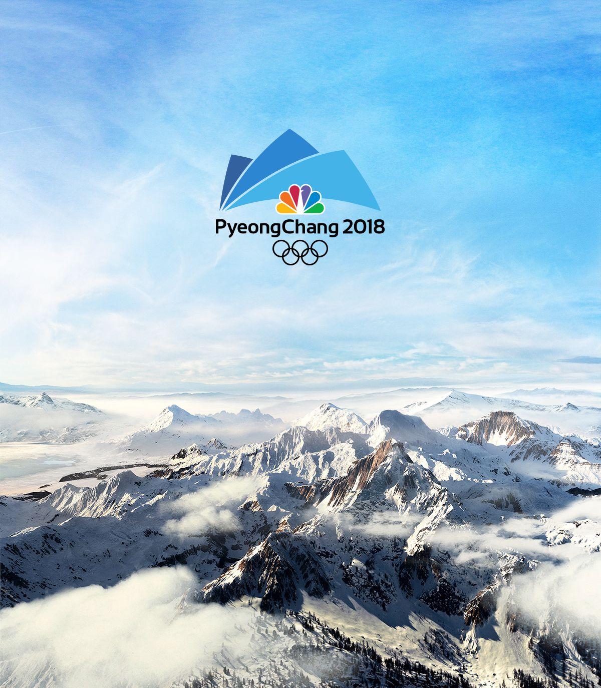 Nbc pyeongchang 2018 Olympics winter games logo. pyeongchang 2018