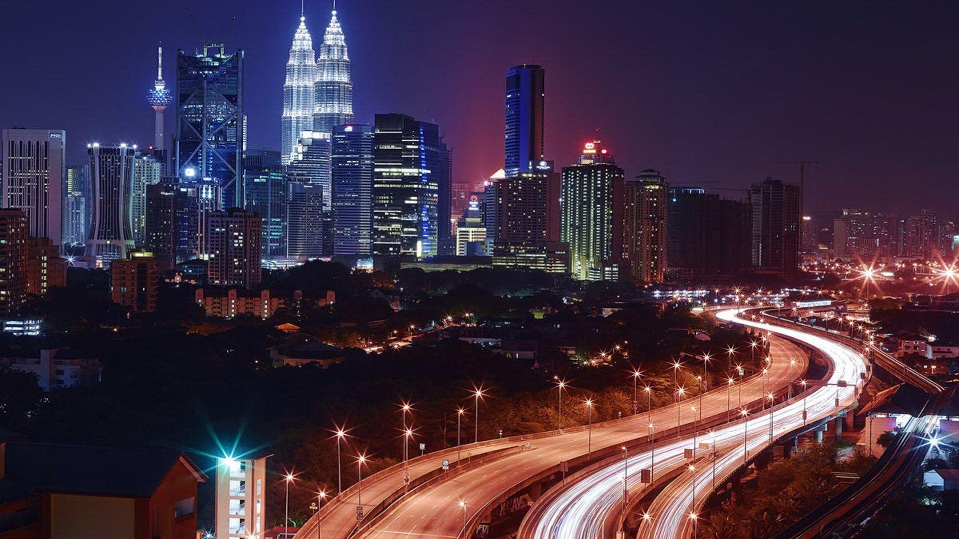 Kuala Lumpur, Petronas Towers, evening, sunset, Kuala Lumpur cityscape,  modern buildings, HD wallpaper | Peakpx