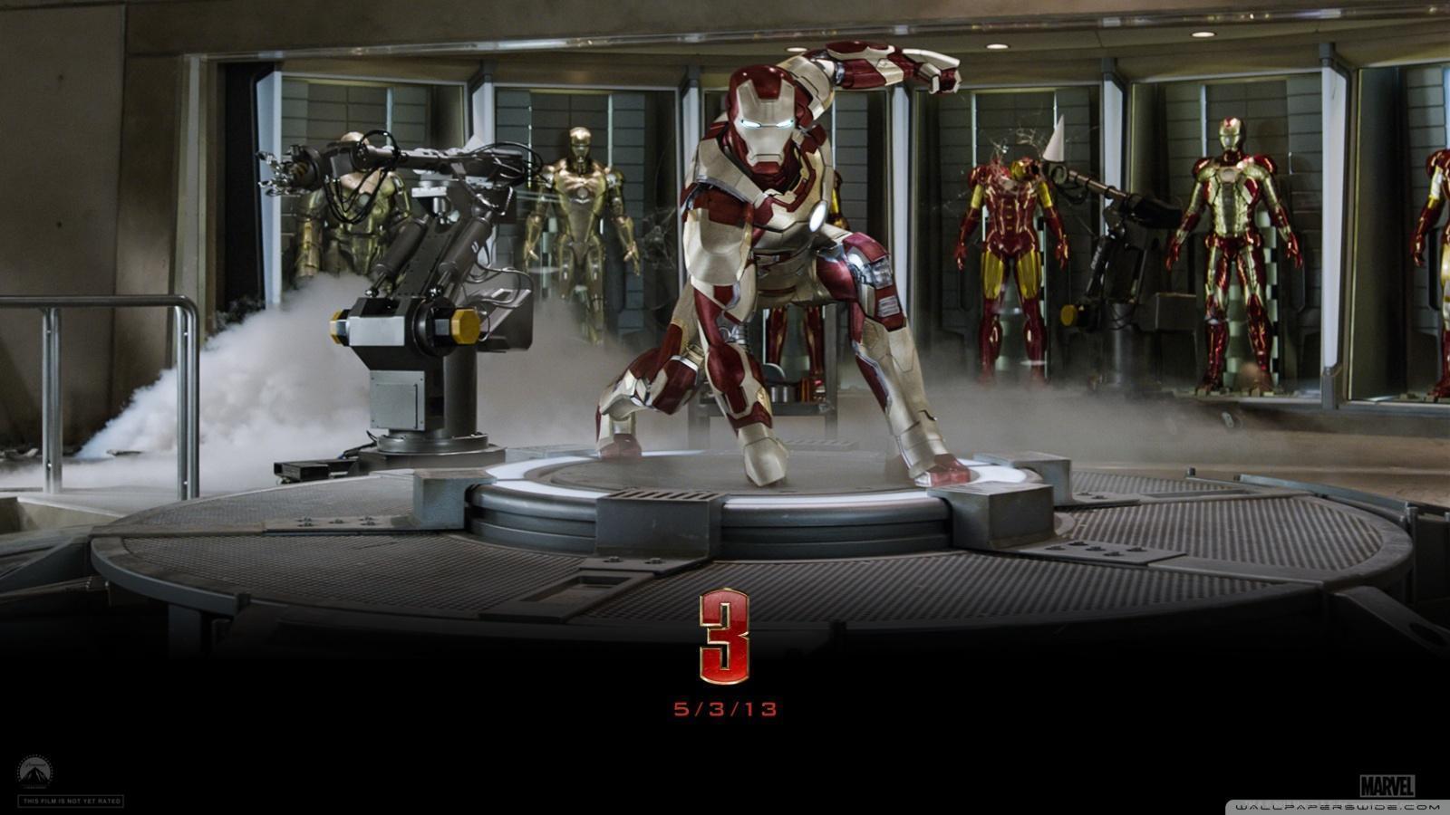 Iron Man 3 Up Ultra HD Desktop Background Wallpaper for 4K