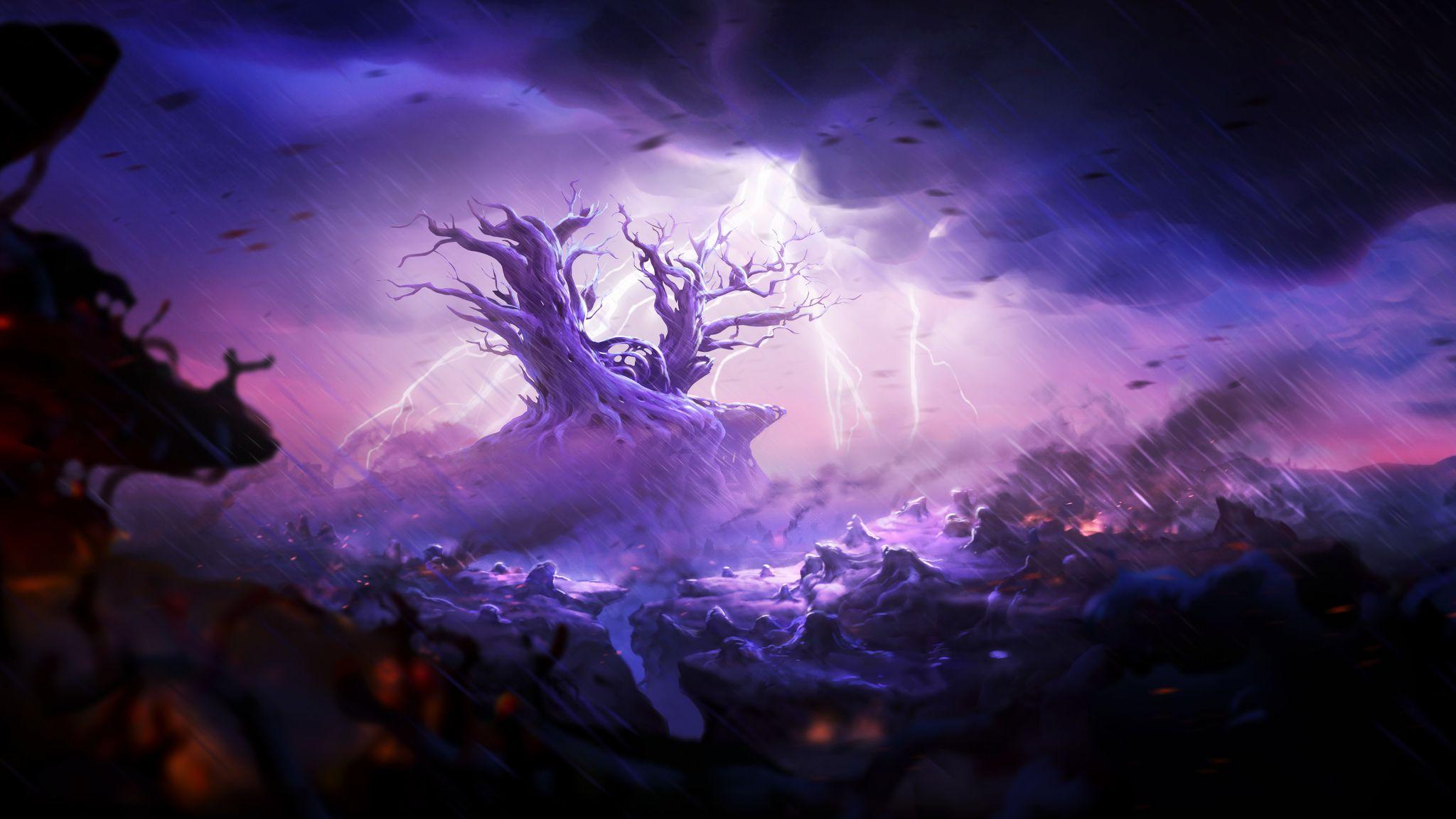 Ori And The Blind Forest Spirit Tree 2048x1152