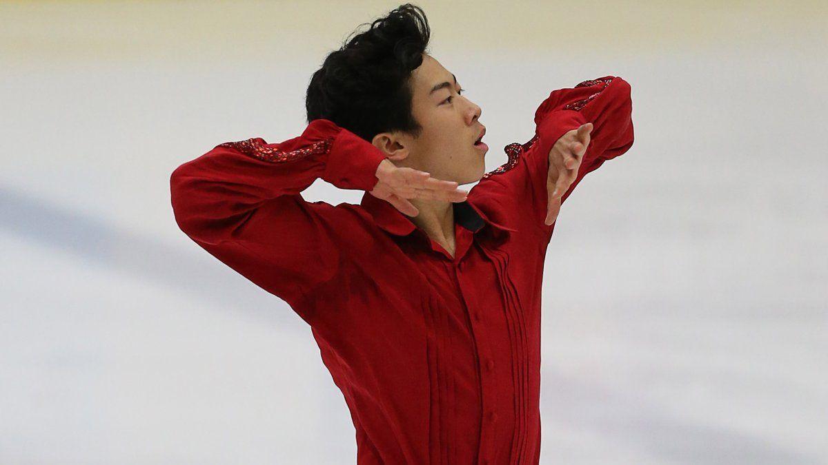 Nathan Chen(USA) Javier Fernandez(Spain) and Denis Ten(Kazakhstan