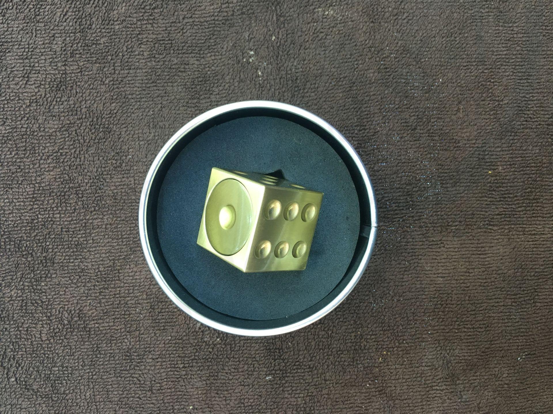 More Legend. Metal Cube Dice Fidget Spinner Hand Fidget Cube